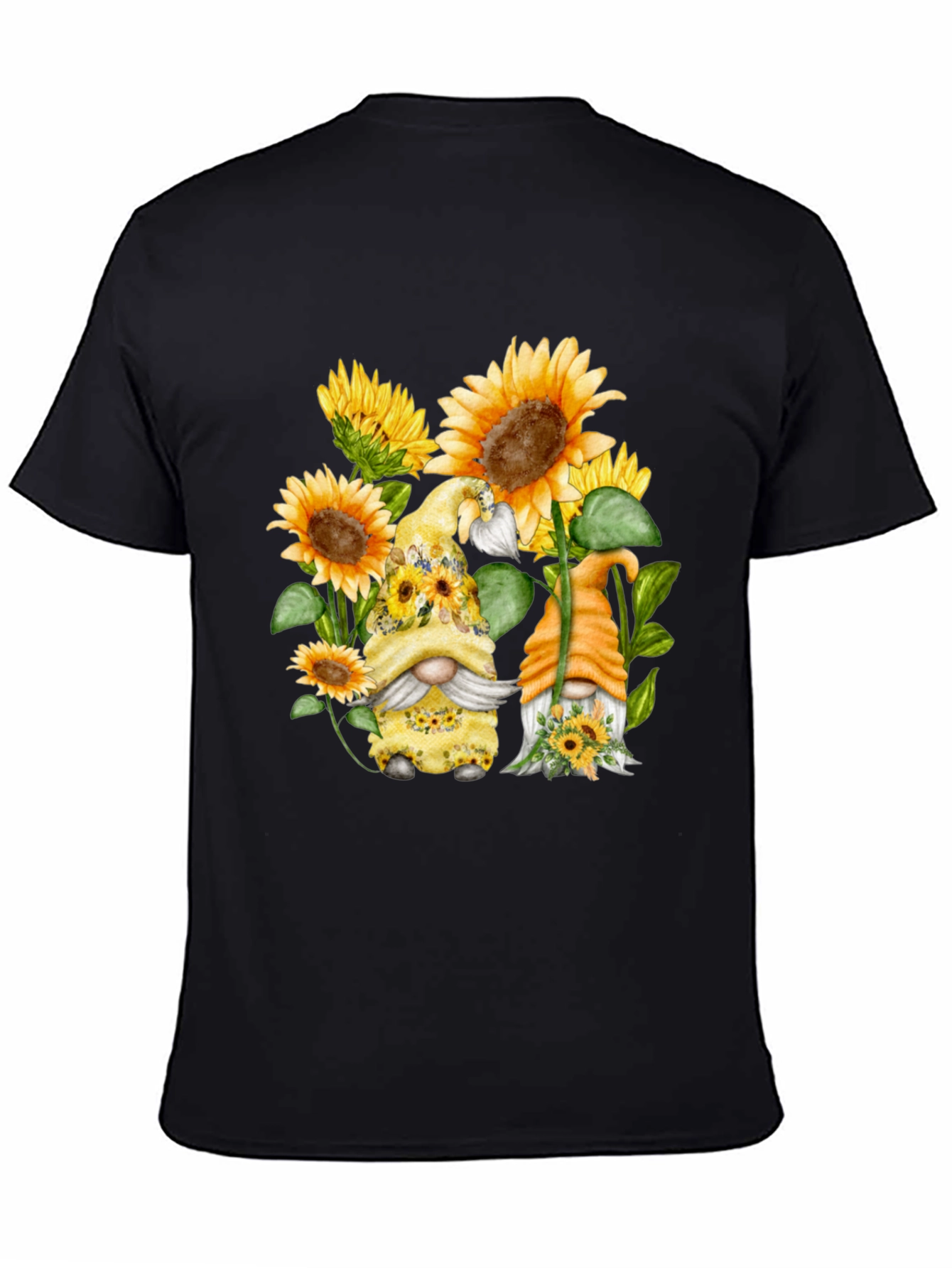 Sunflower Gnome Graphic T-Shirt