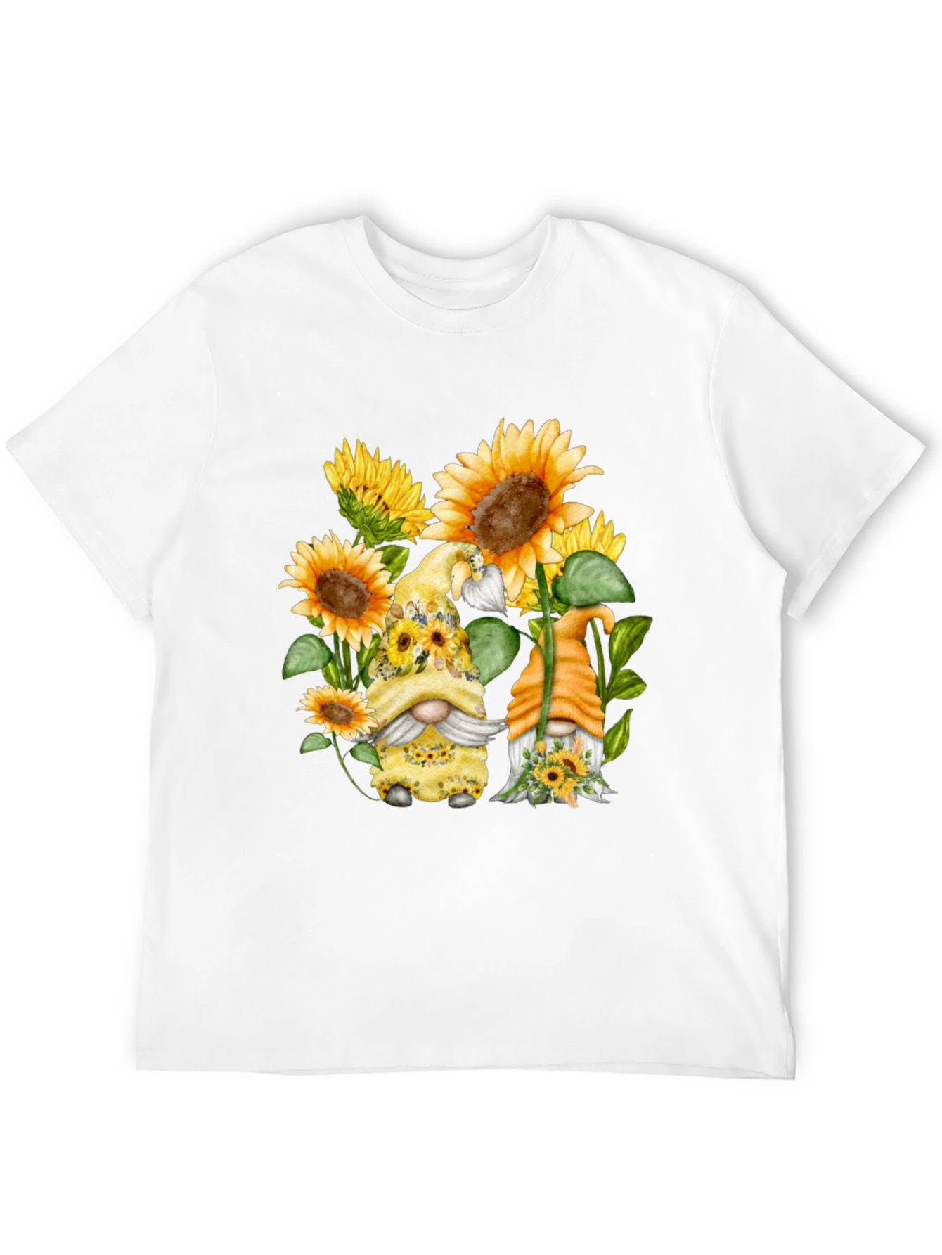 Sunflower Gnome Graphic T-Shirt