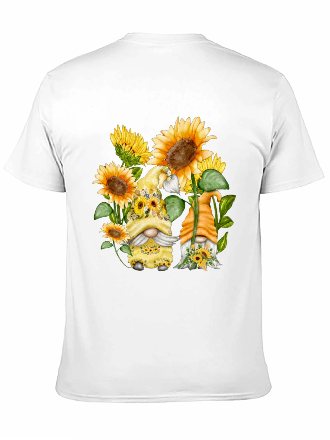 Sunflower Gnome Graphic T-Shirt
