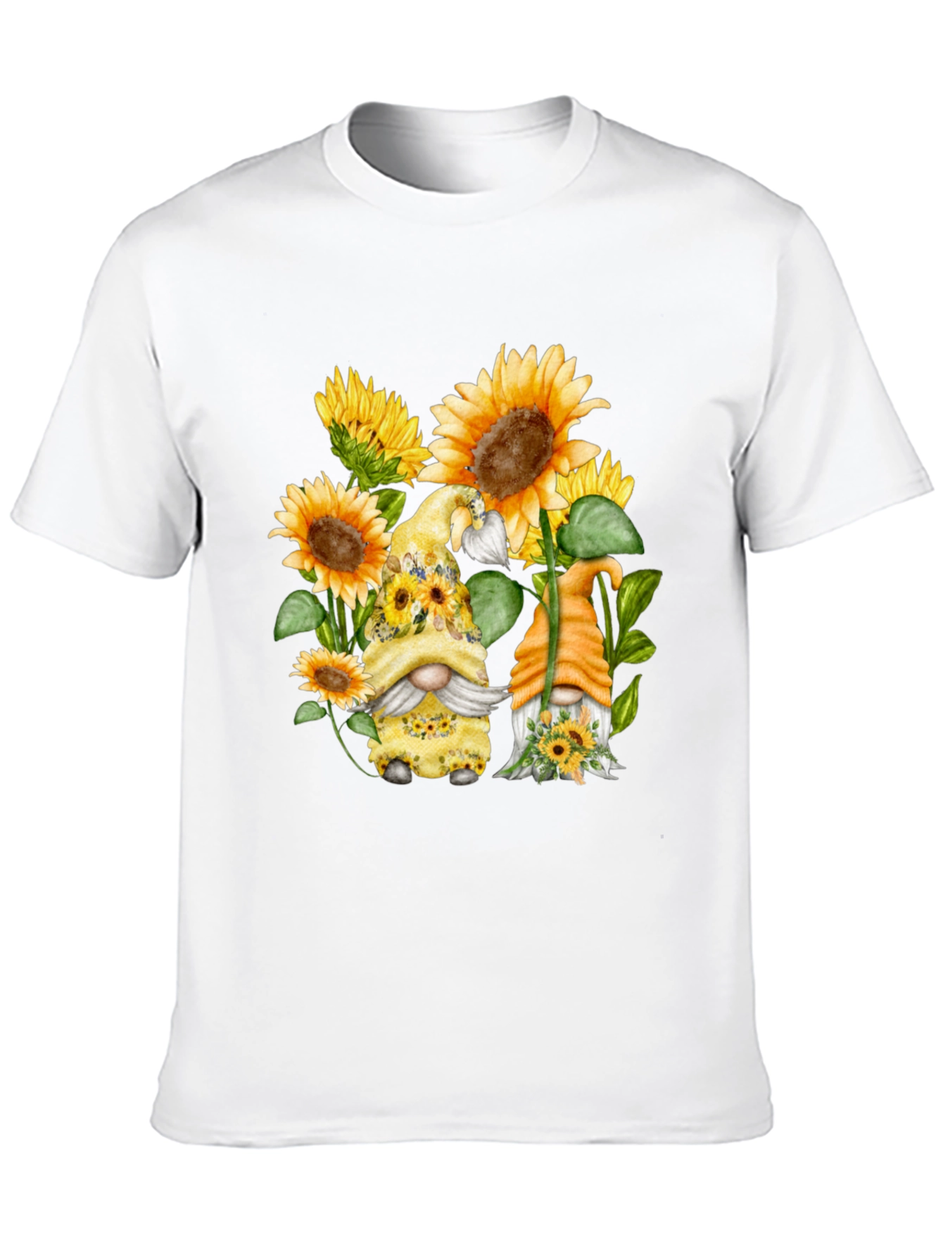 Sunflower Gnome Graphic T-Shirt