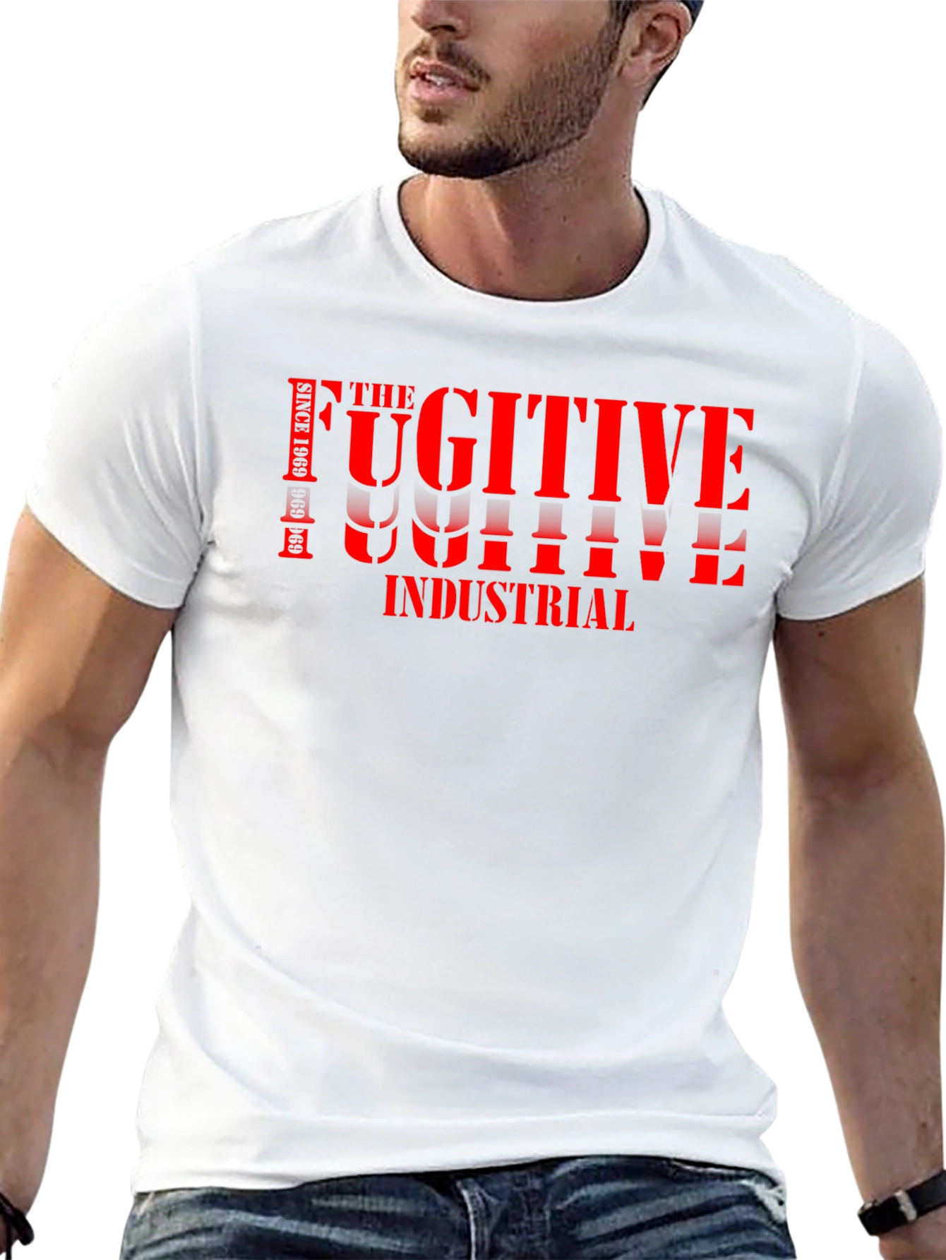 The Fugitive Industrial Graphic T-Shirt