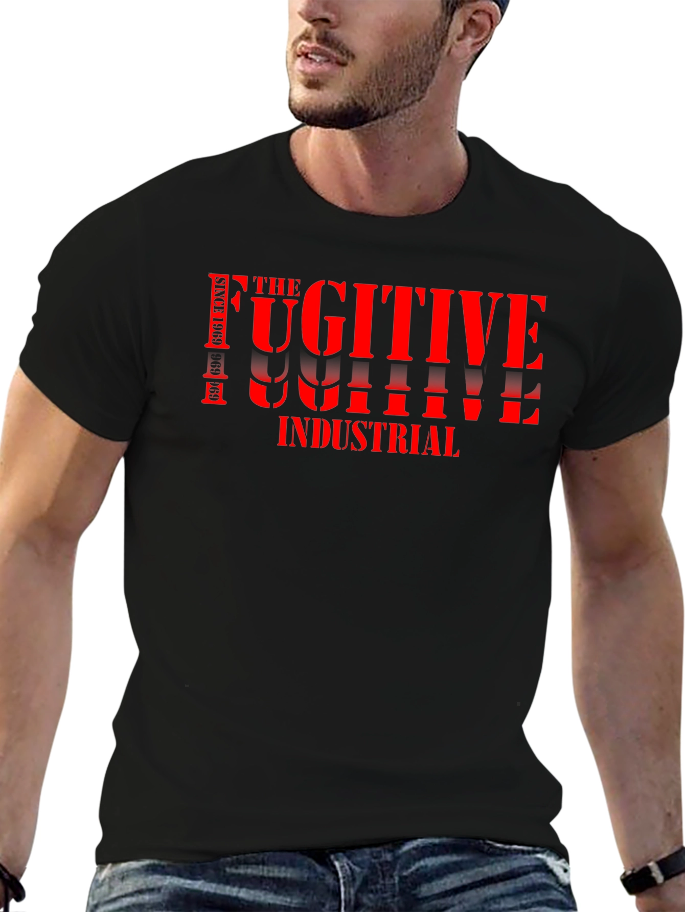The Fugitive Industrial Graphic T-Shirt
