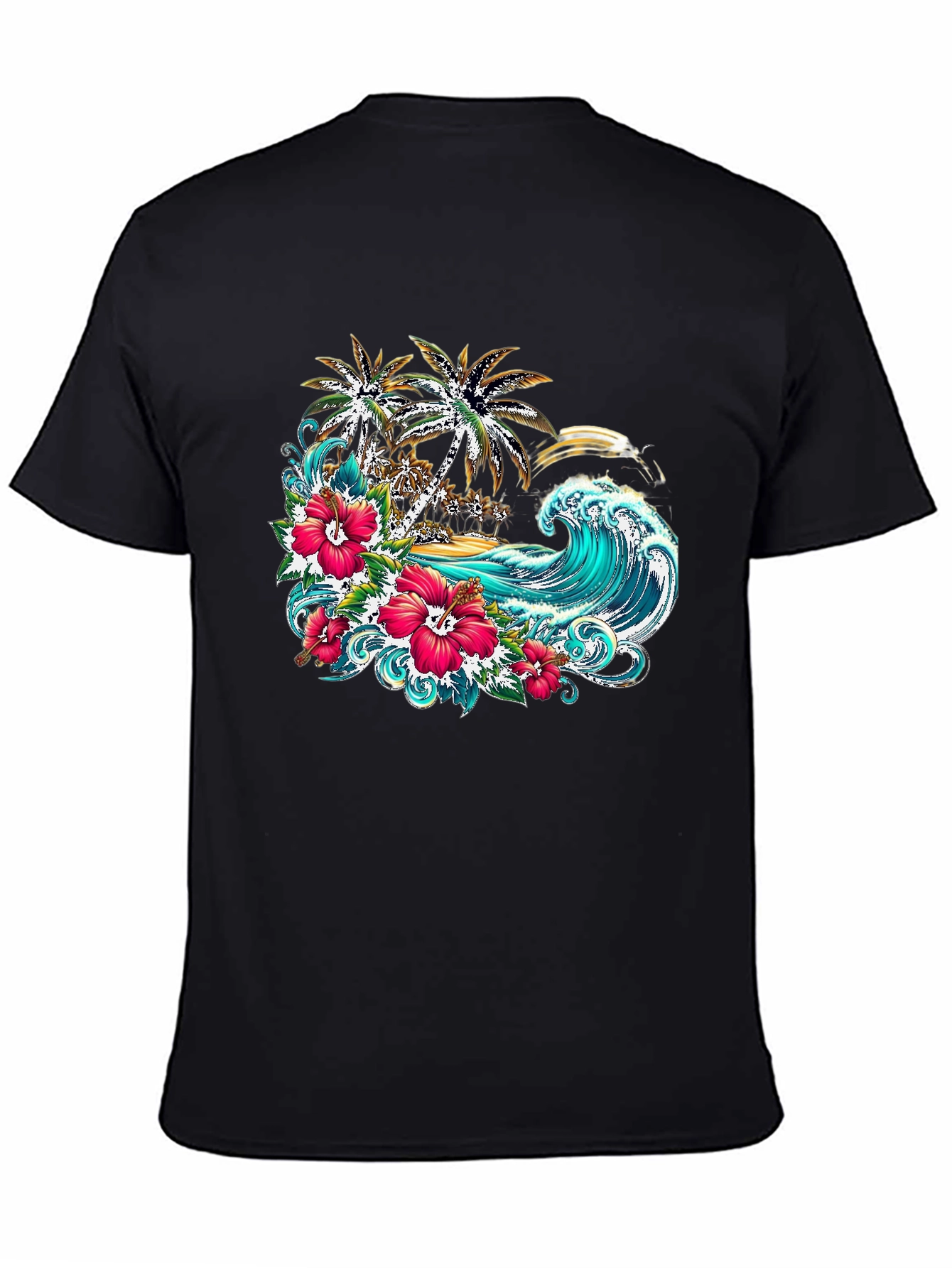 Tropical Paradise Graphic T-Shirt