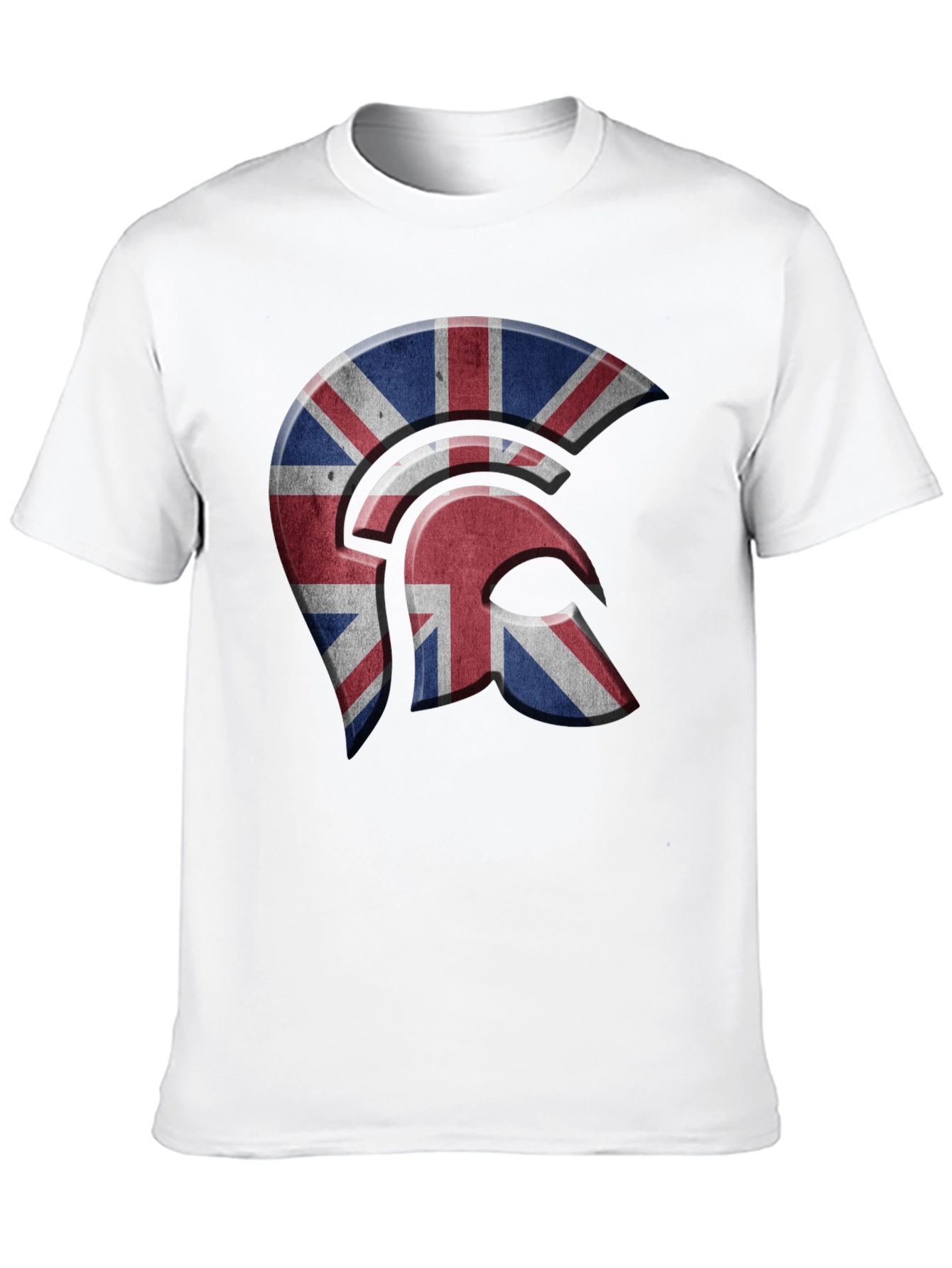 Union Jack Spartan Helmet Graphic Tee