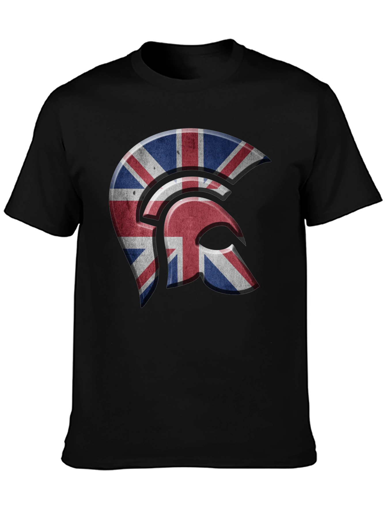 Union Jack Spartan Helmet Graphic Tee