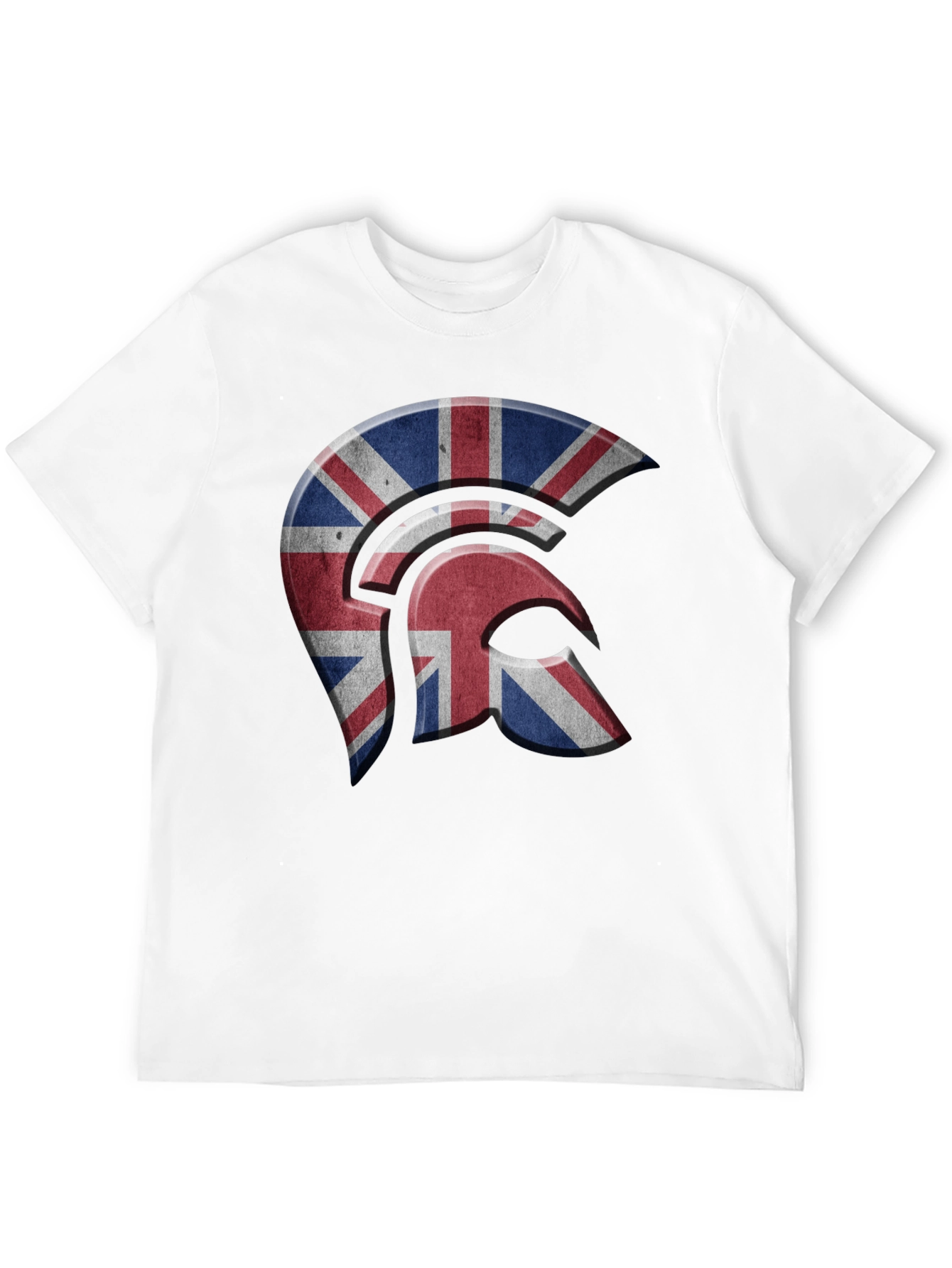 Union Jack Spartan Helmet Graphic Tee