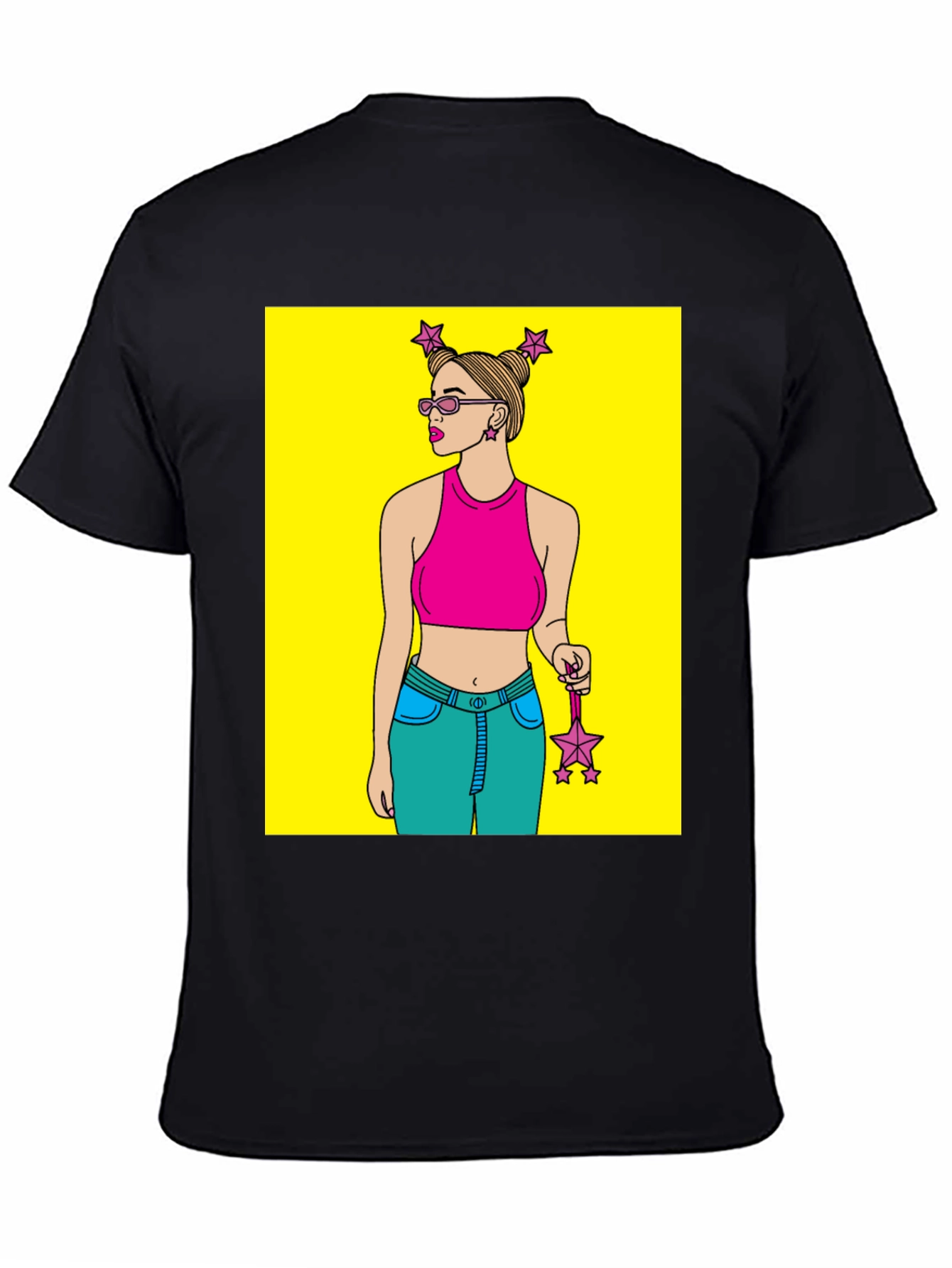 Cartoon Girl Graphic Tee