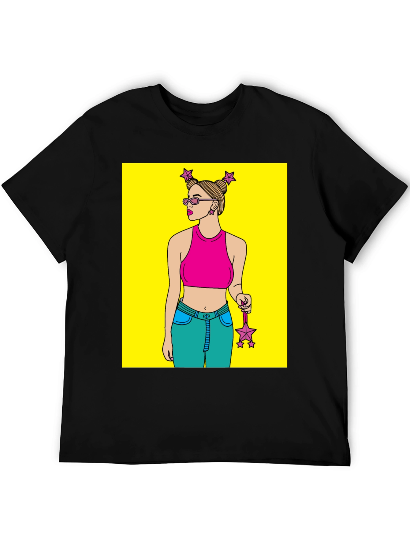 Cartoon Girl Graphic Tee