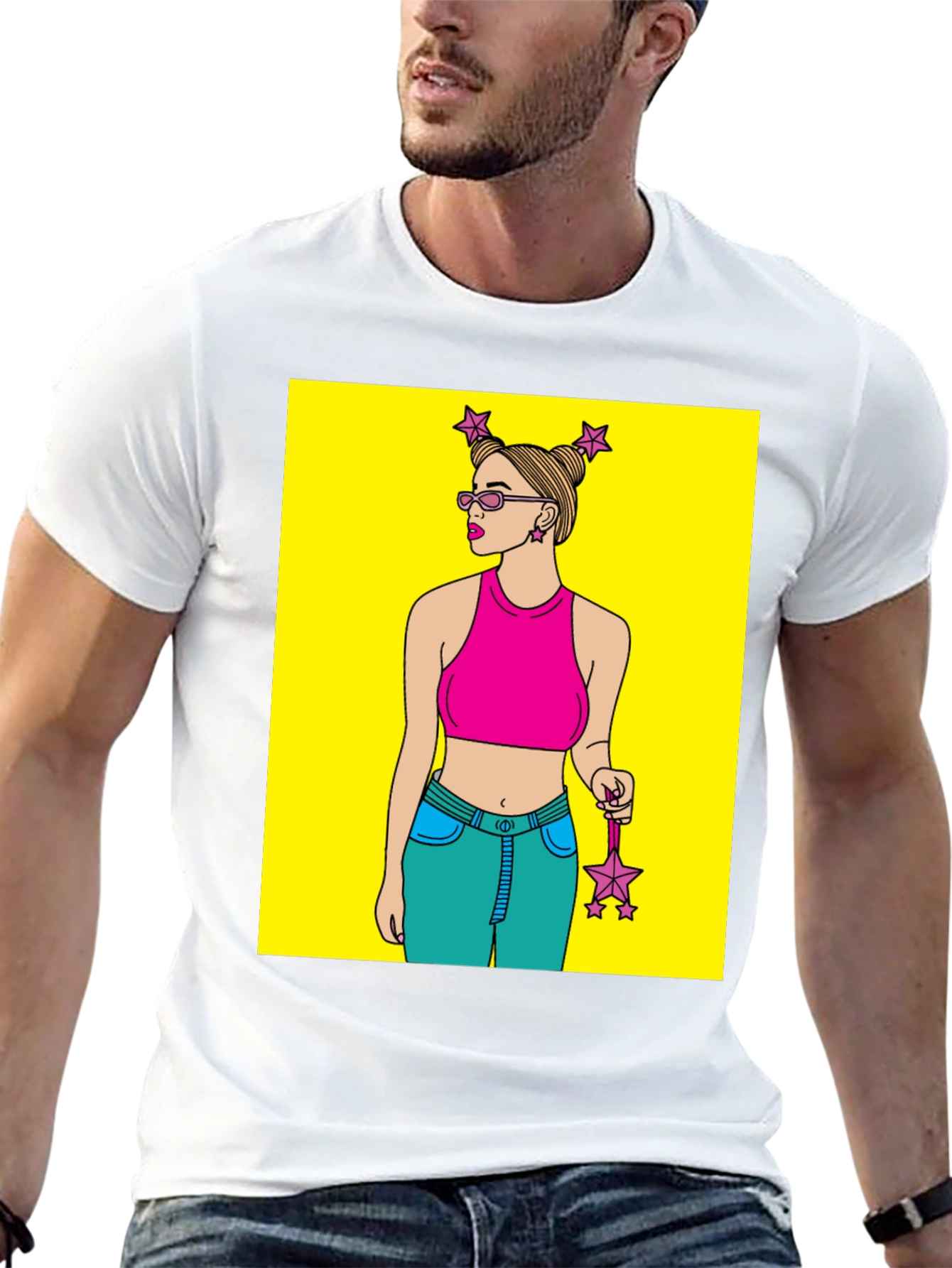Cartoon Girl Graphic Tee
