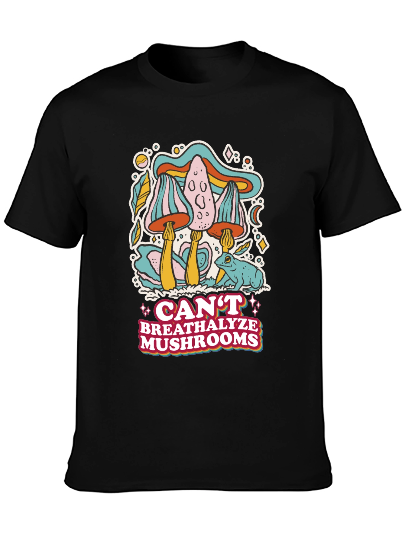 Cant Breathalyze Mushrooms Graphic Tee