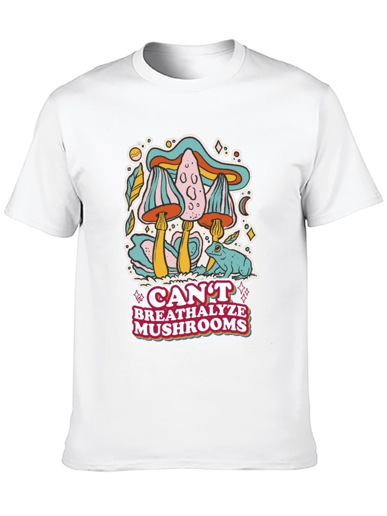 Cant Breathalyze Mushrooms Graphic Tee