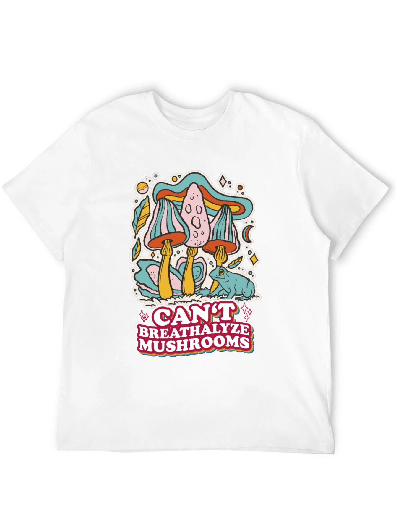Cant Breathalyze Mushrooms Graphic Tee
