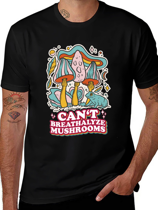 Cant Breathalyze Mushrooms Graphic Tee