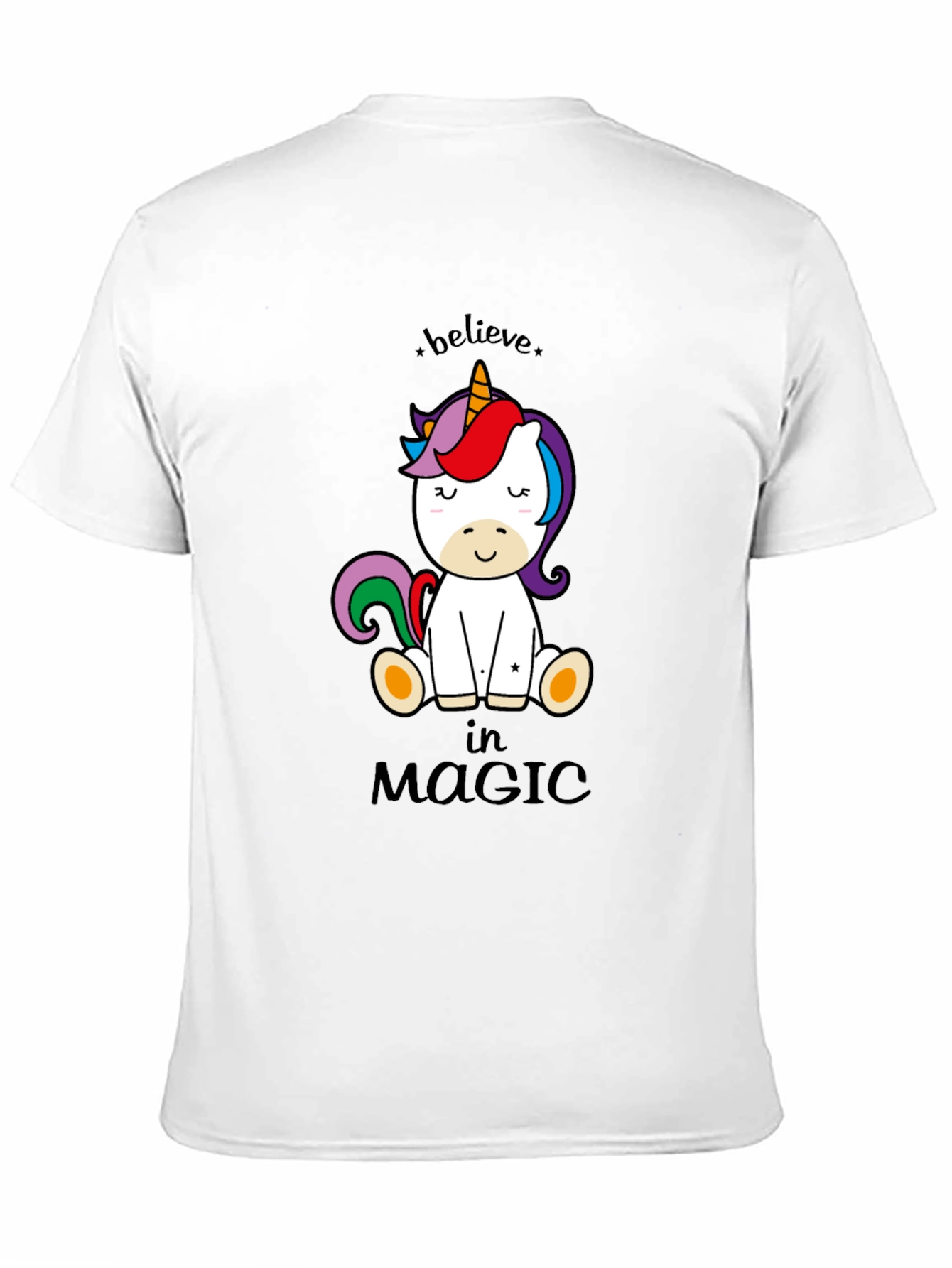 Believe in Magic Unicorn Graphic T-Shirt