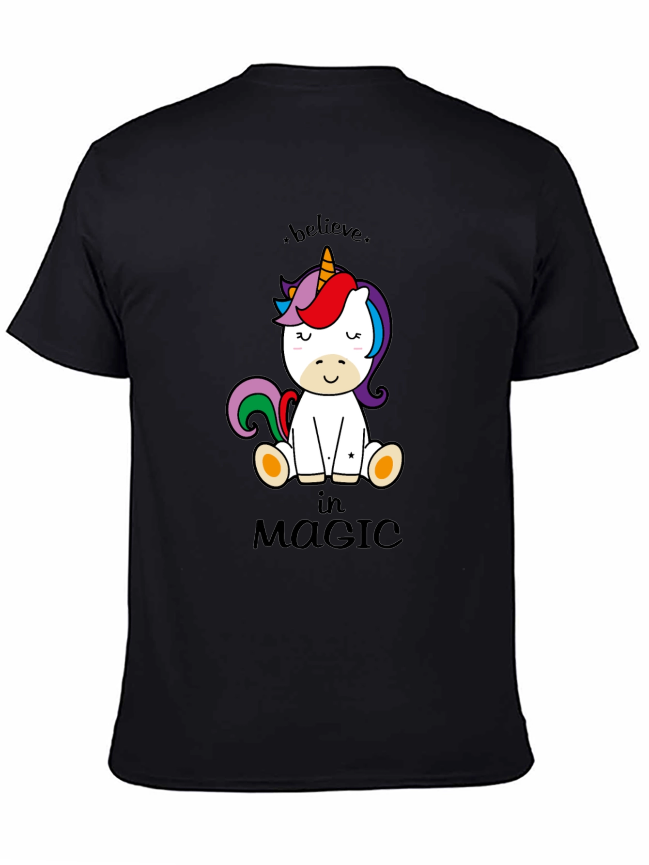 Believe in Magic Unicorn Graphic T-Shirt