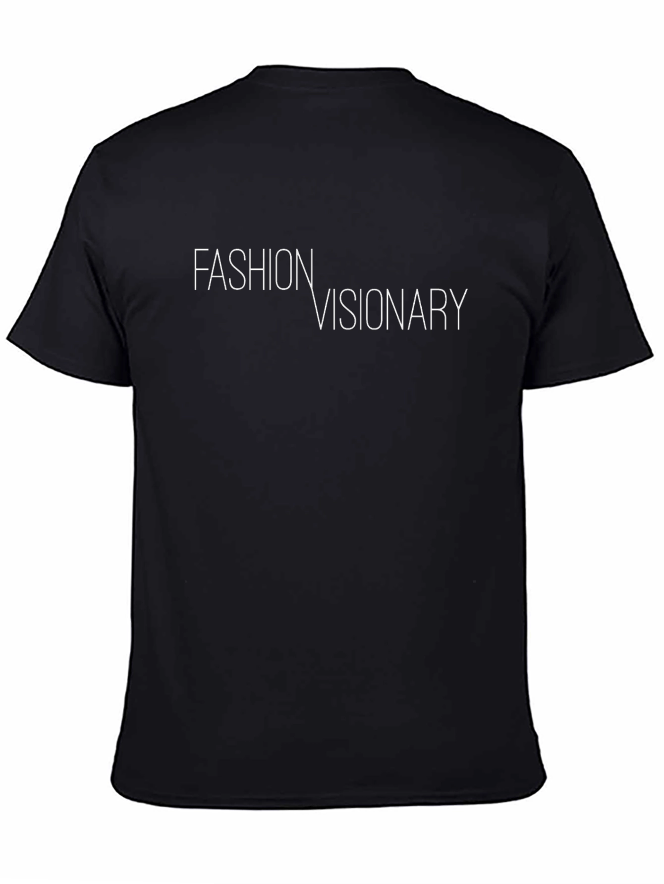 Fashion Visionary Black Graphic T-Shirt