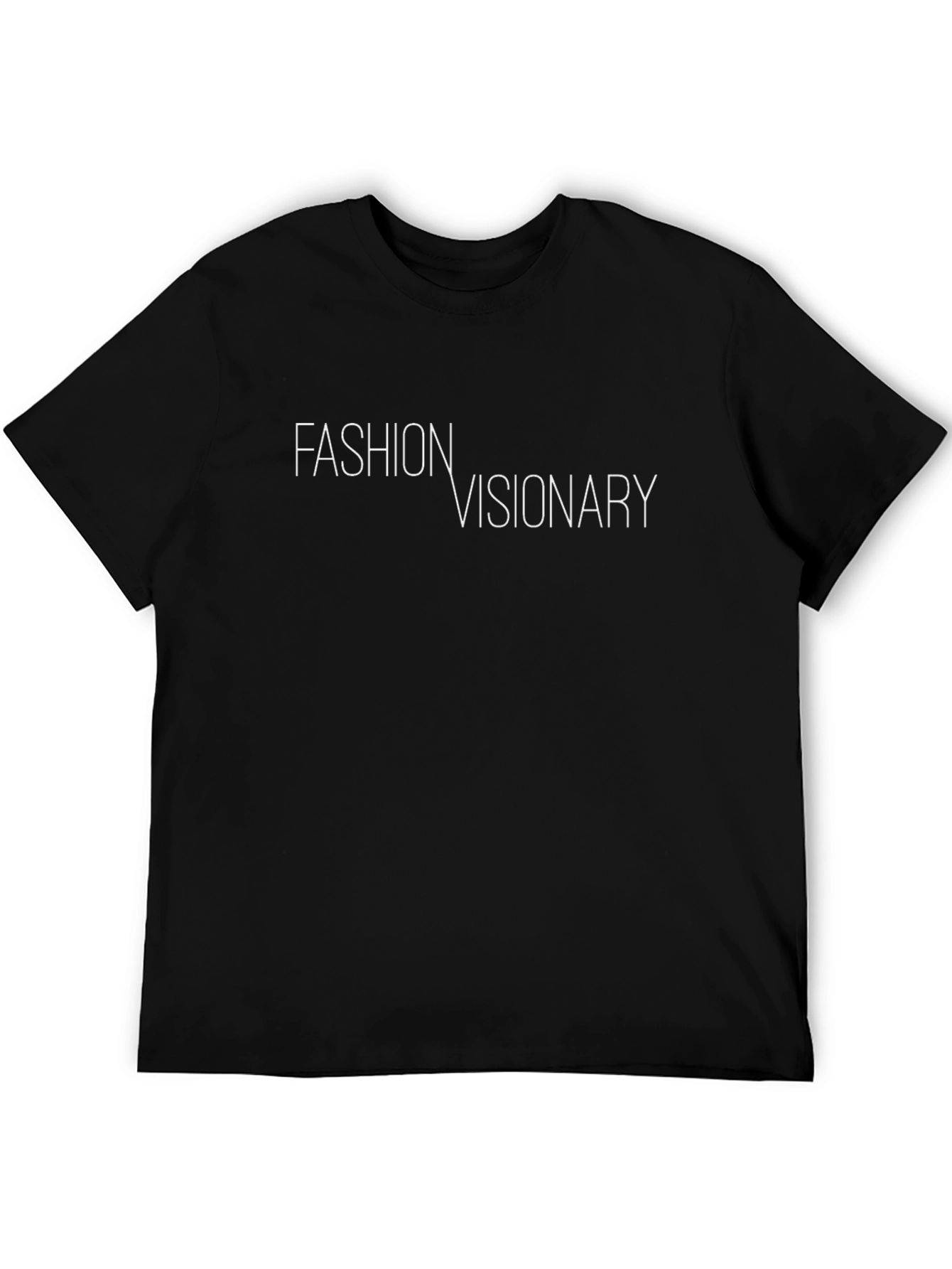 Fashion Visionary Black Graphic T-Shirt