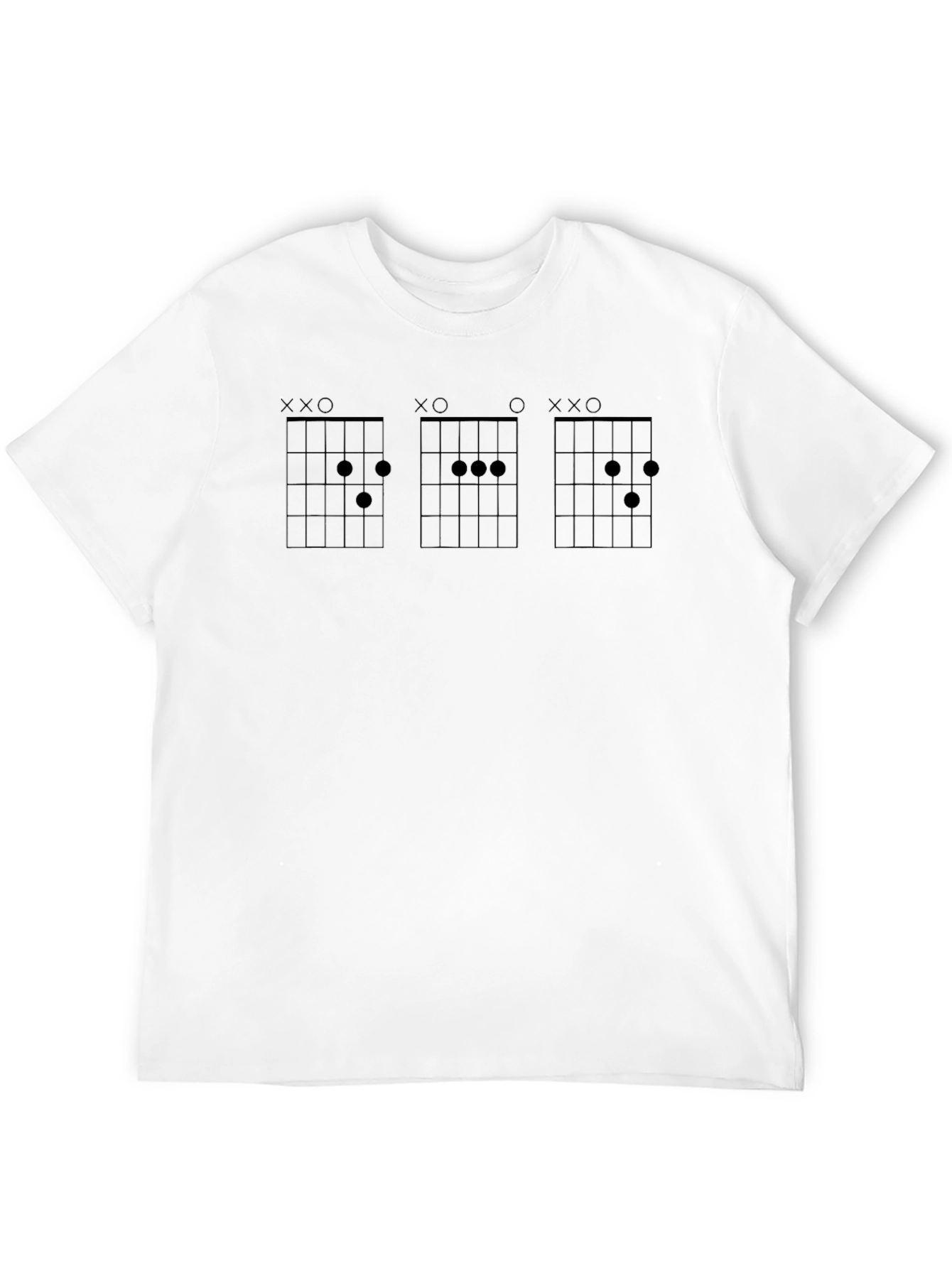 Guitar Chords Graphic Tee - Musician Style