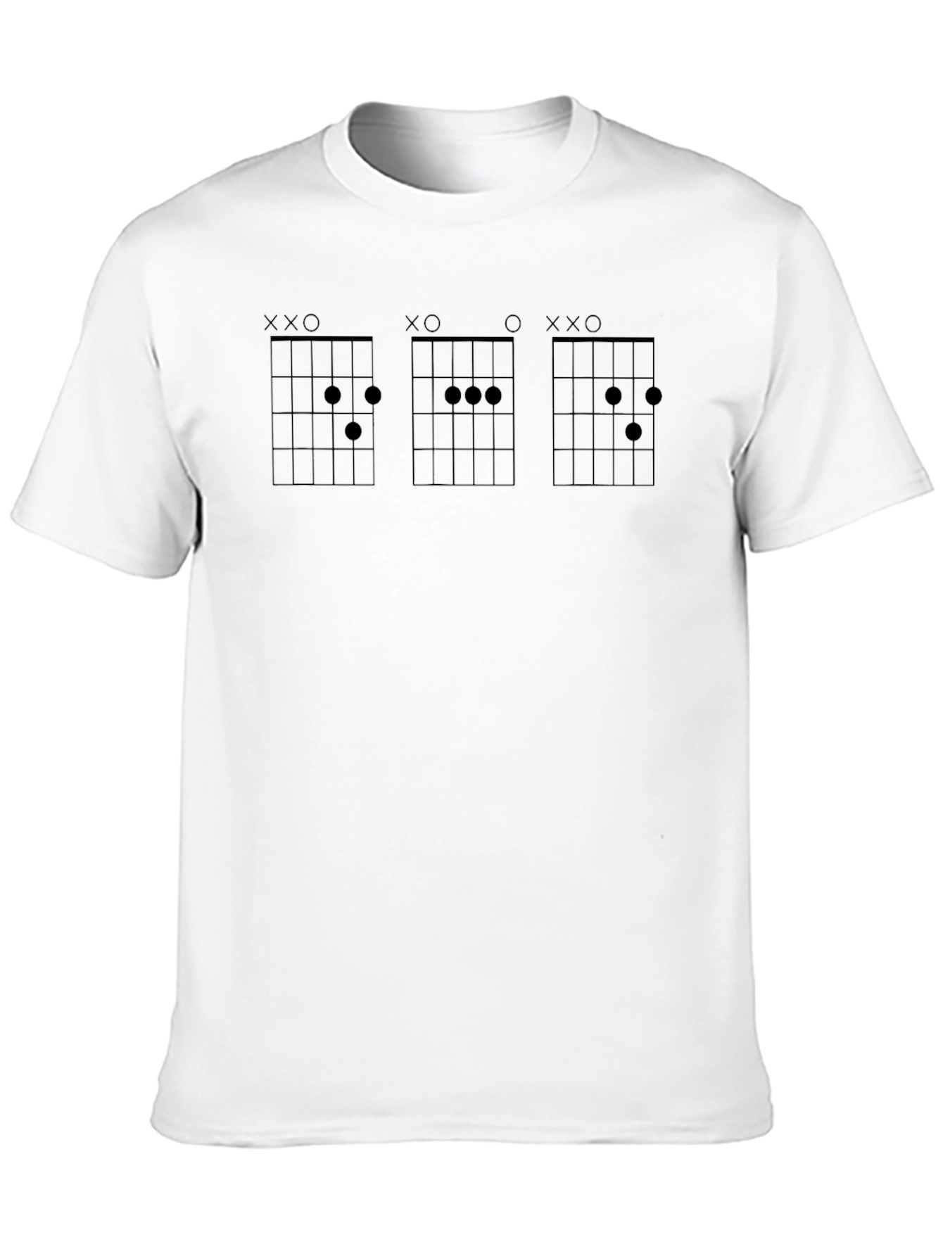 Guitar Chords Graphic Tee - Musician Style