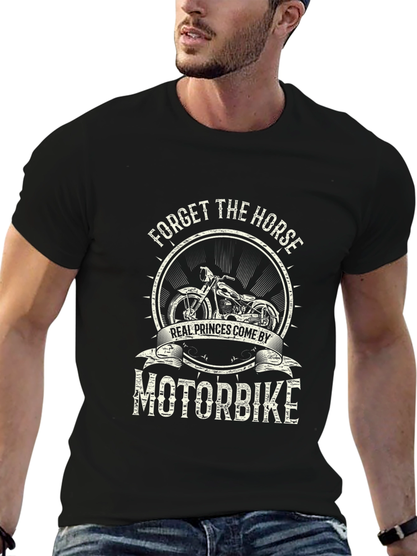 Forget the Horse Motorbike Graphic Tee