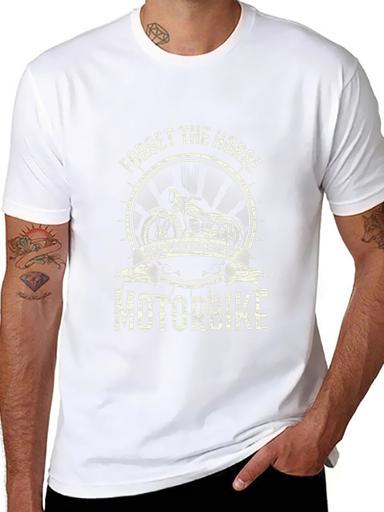 Forget the Horse Motorbike Graphic Tee