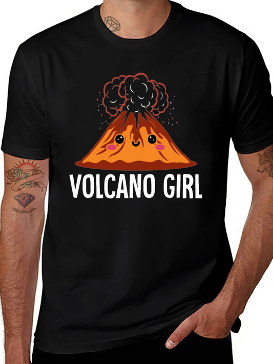 Volcano Girl Graphic Tee - Fun & Unique Design