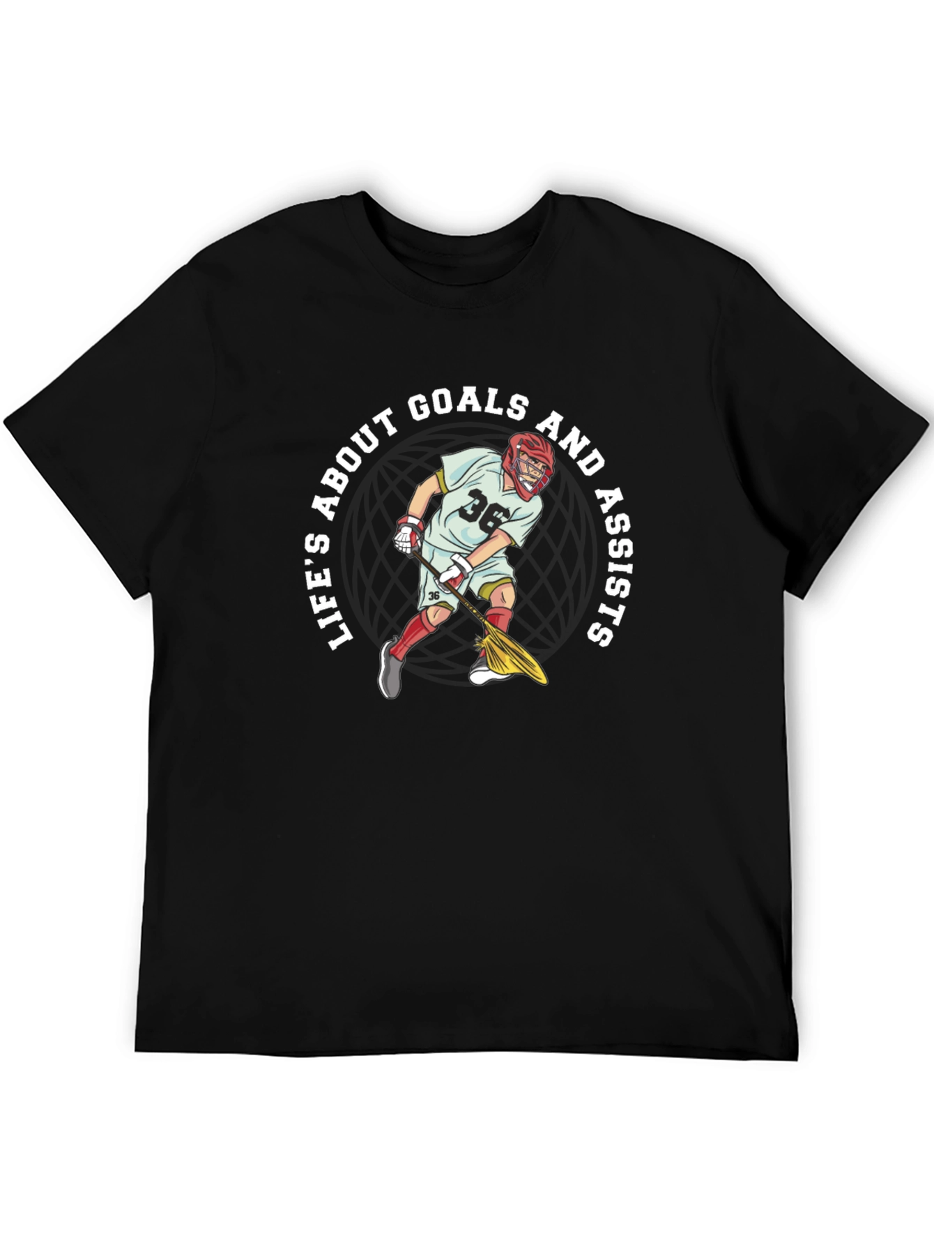 Lacrosse Goals & Assists Graphic Tee