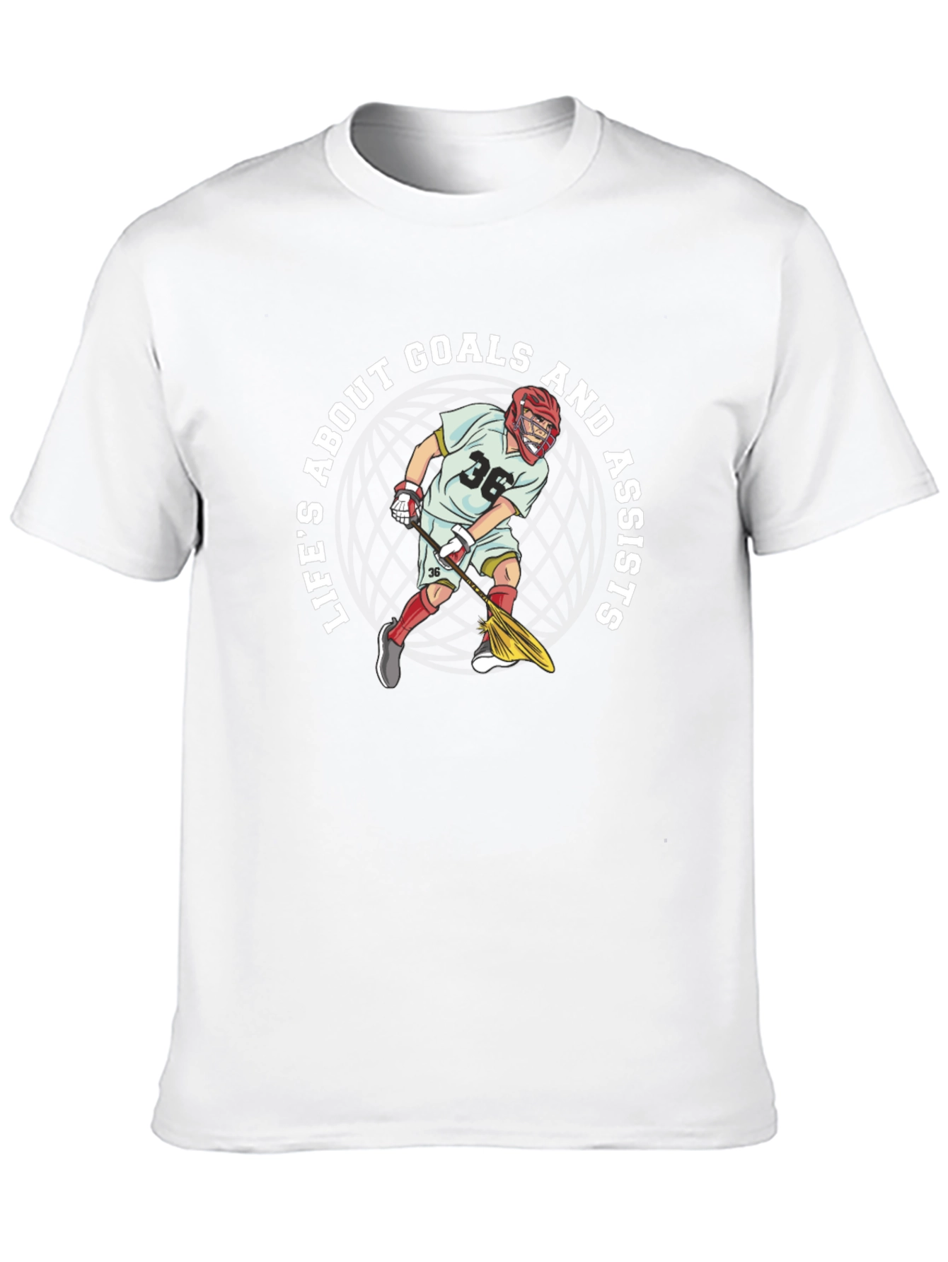 Lacrosse Goals & Assists Graphic Tee