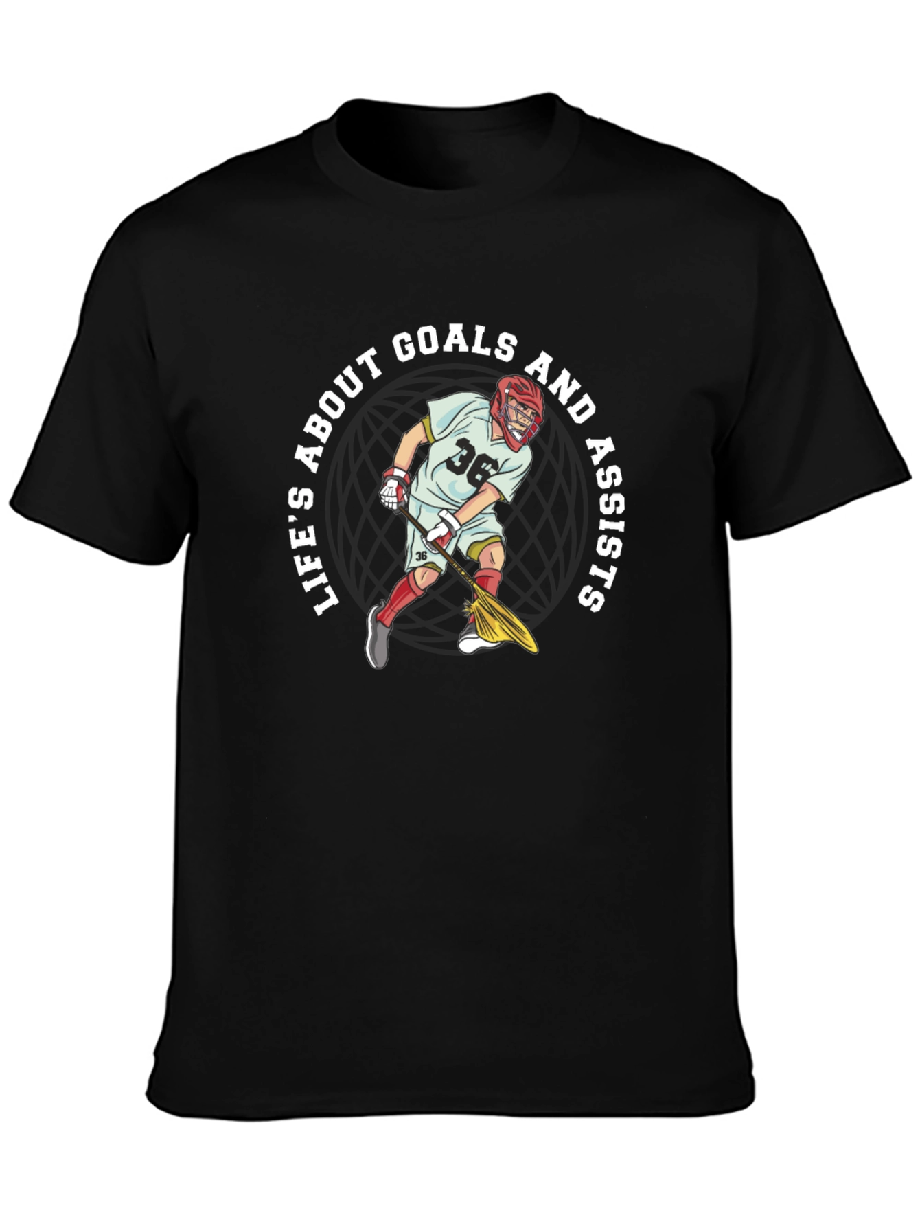 Lacrosse Goals & Assists Graphic Tee