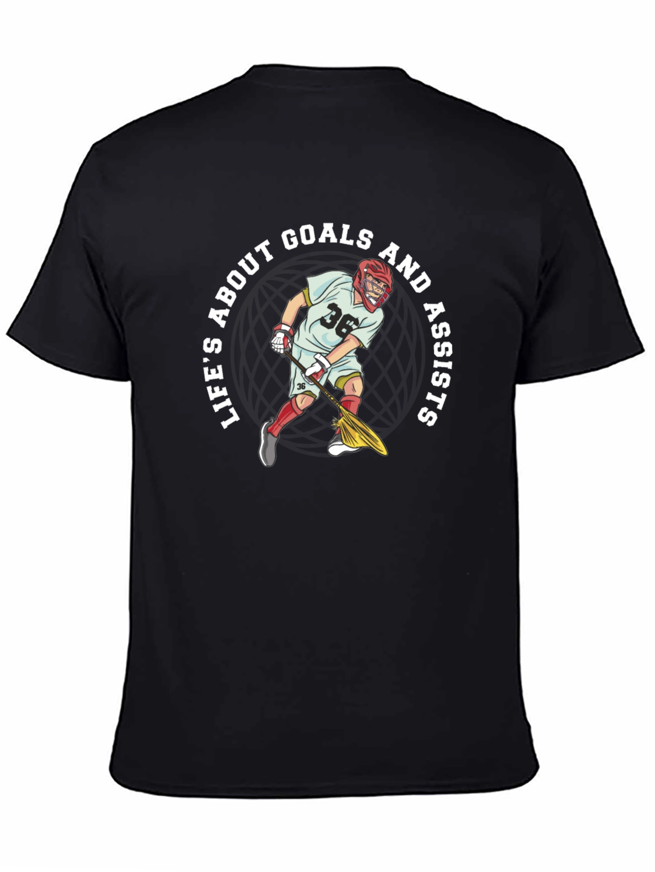 Lacrosse Goals & Assists Graphic Tee
