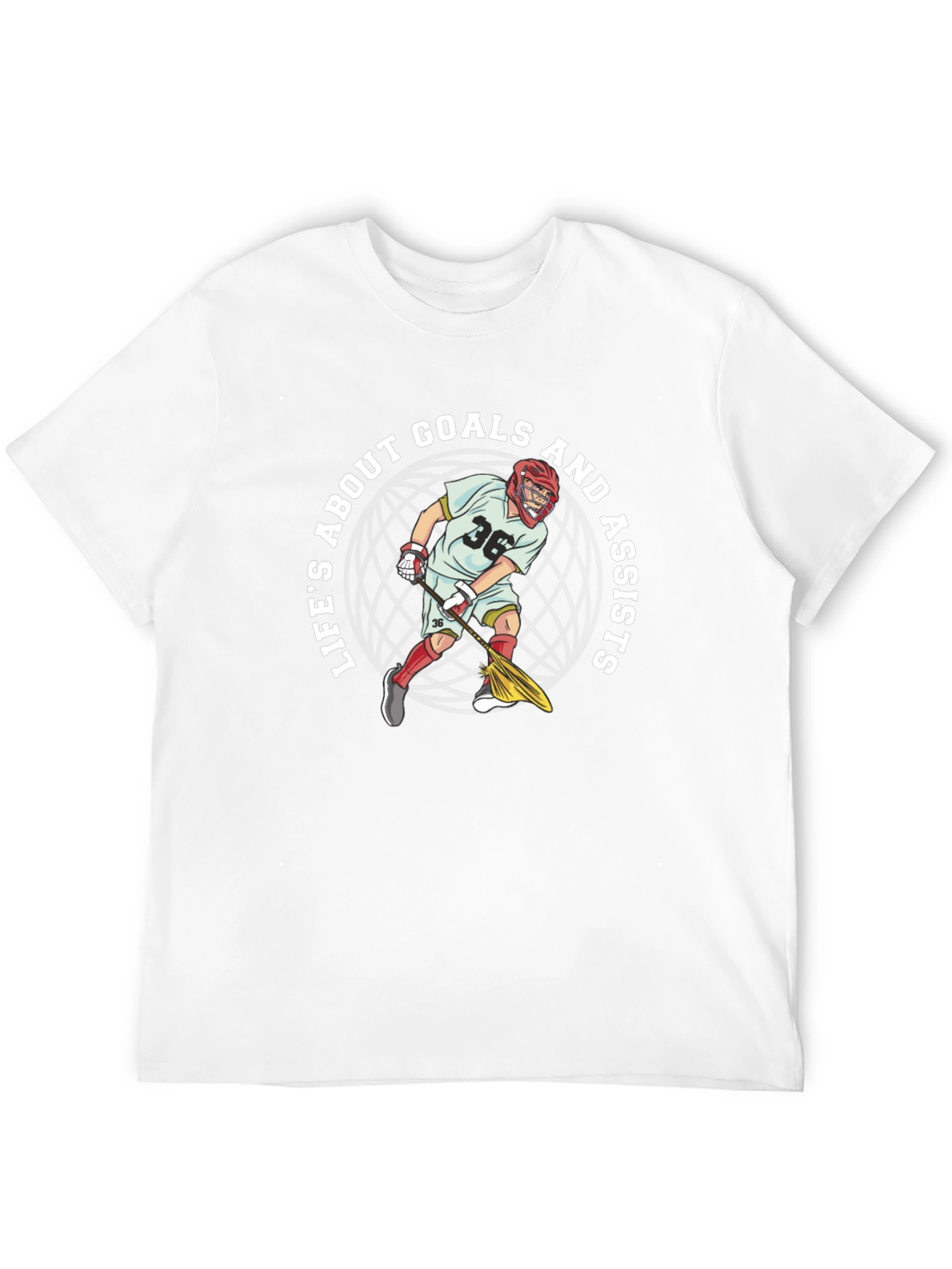 Lacrosse Goals & Assists Graphic Tee