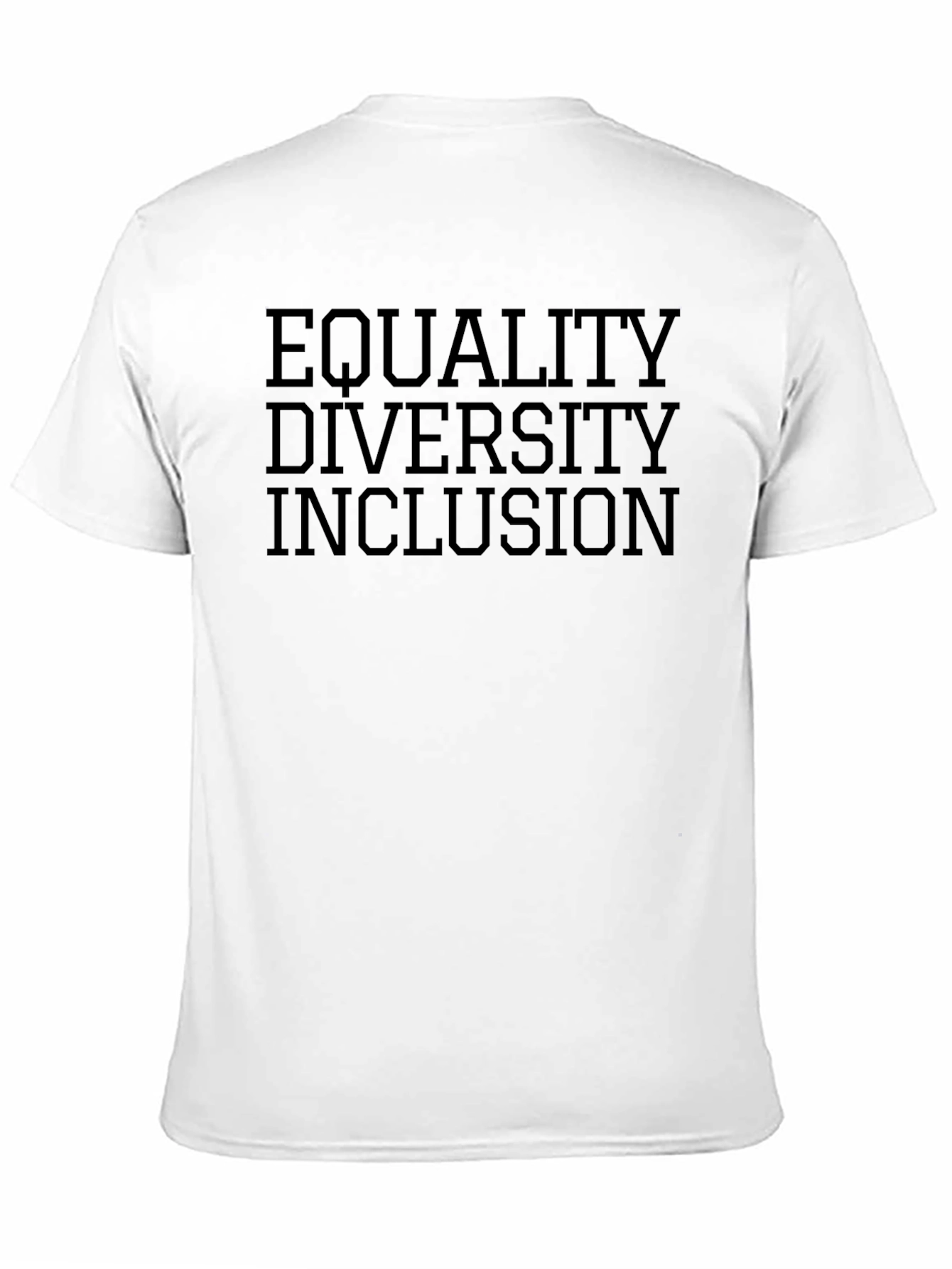 Equality Diversity Inclusion Black T-Shirt