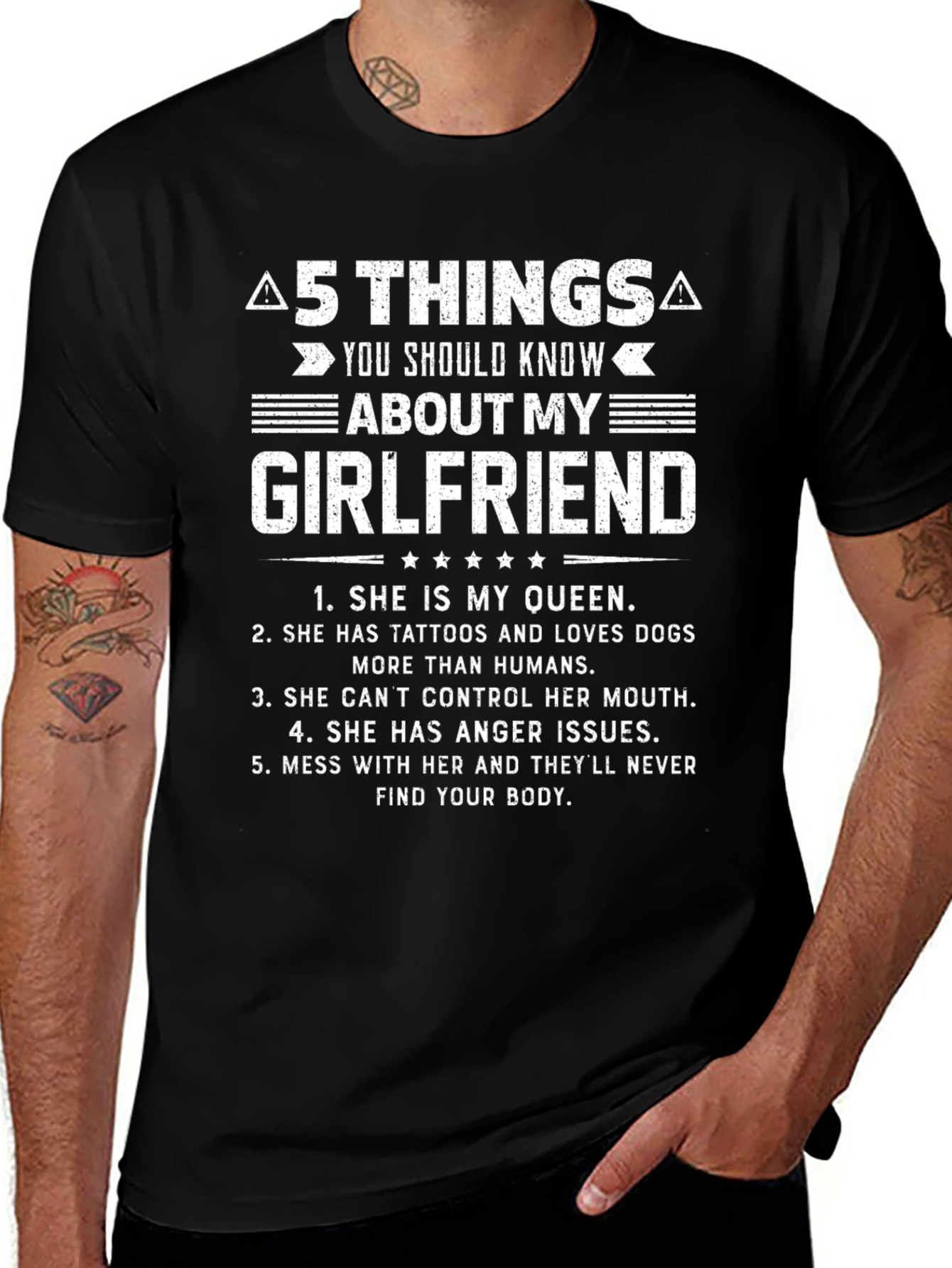 5 Things About My Girlfriend T-Shirt