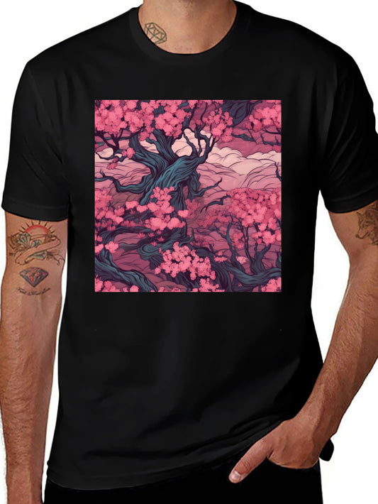 Blossom Tree Black T-Shirt