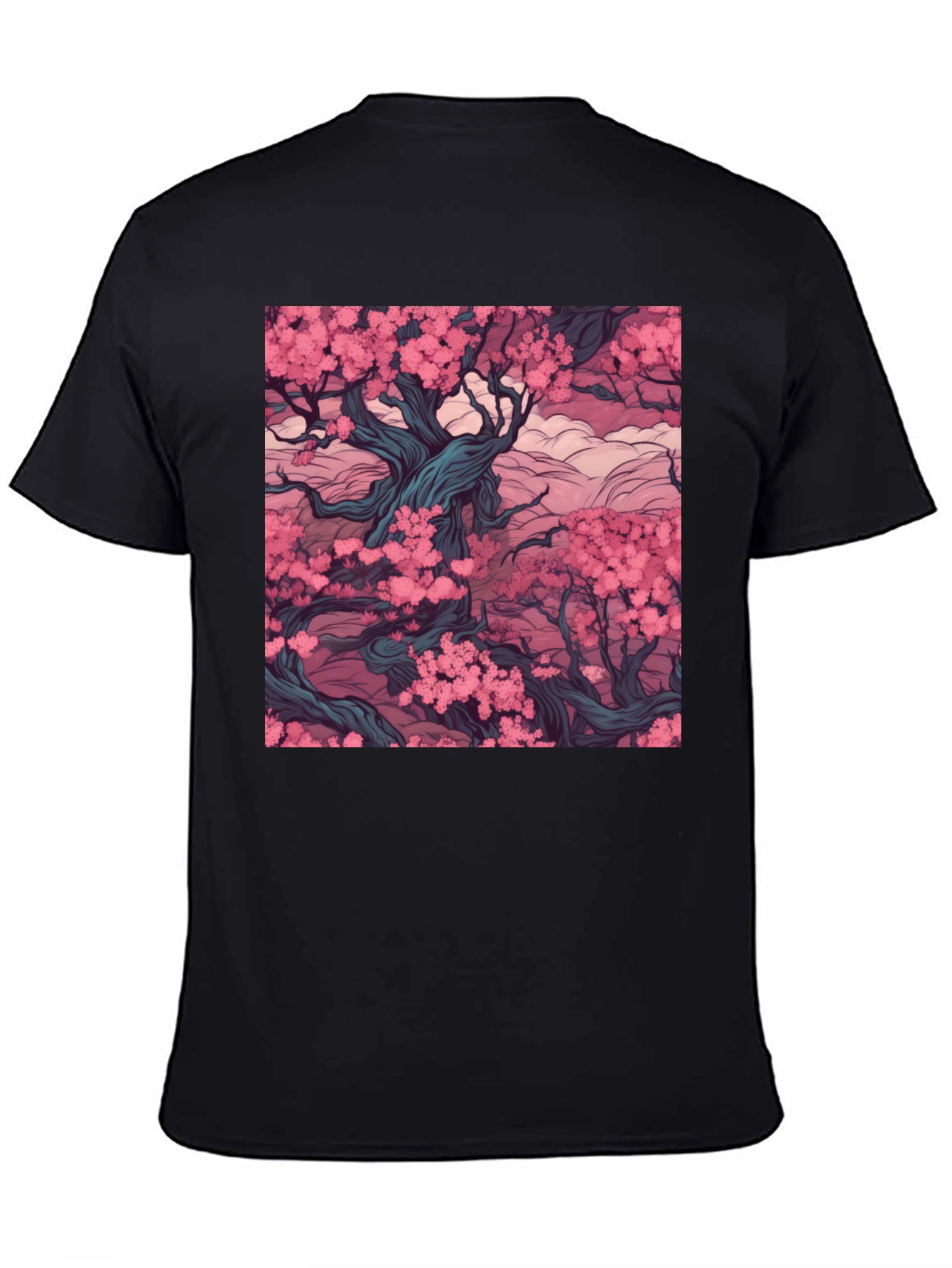Blossom Tree Black T-Shirt