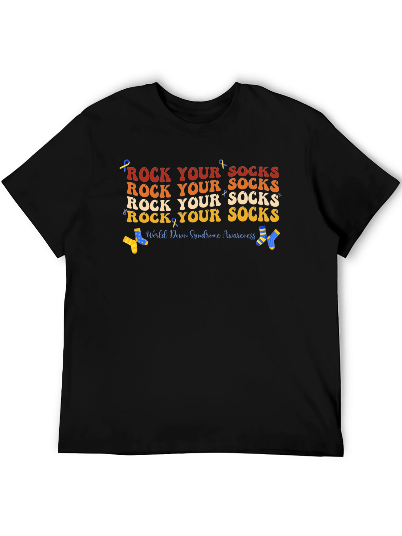 Rock Your Socks T-Shirt - Down Syndrome Awareness