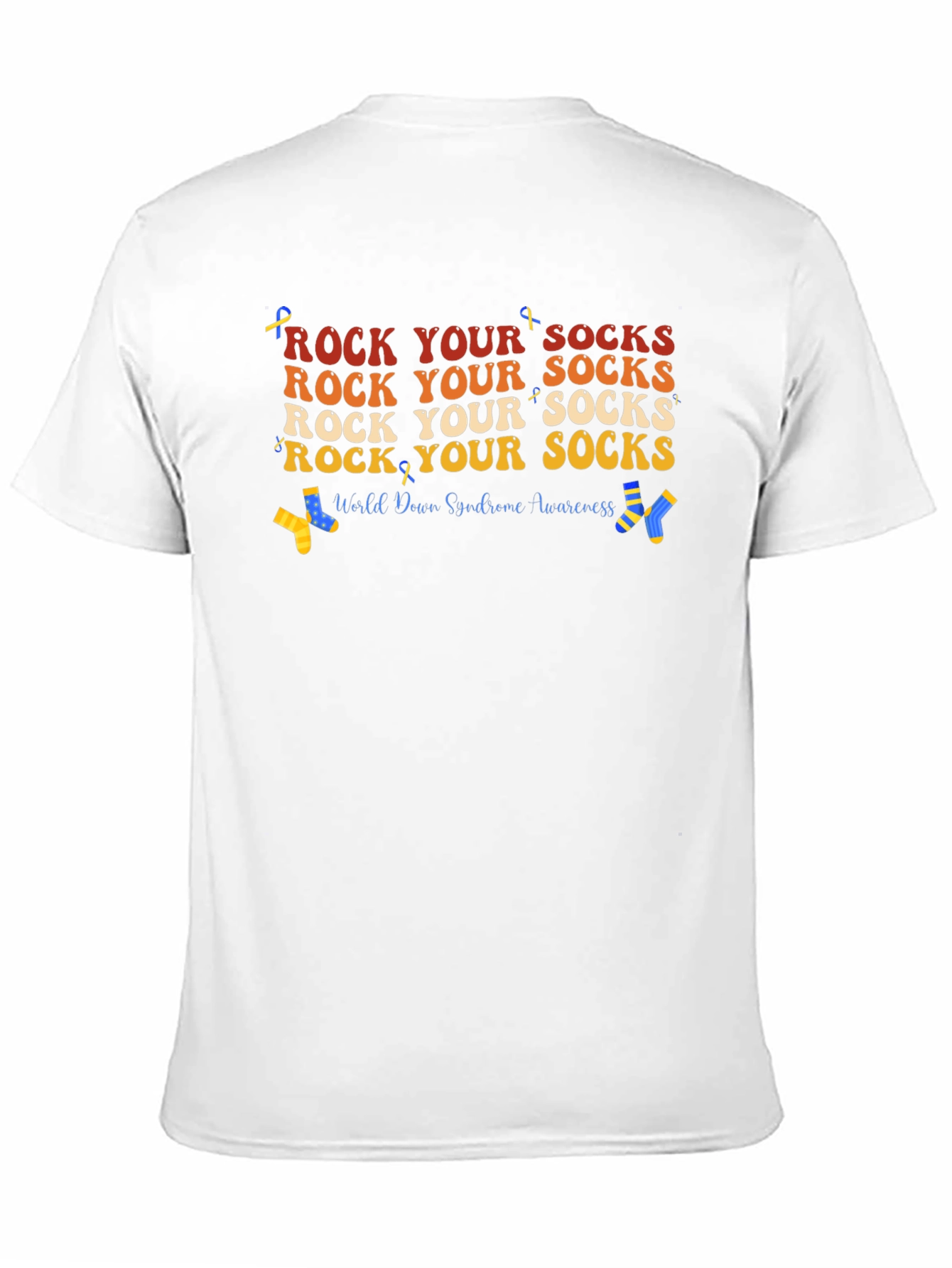 Rock Your Socks T-Shirt - Down Syndrome Awareness