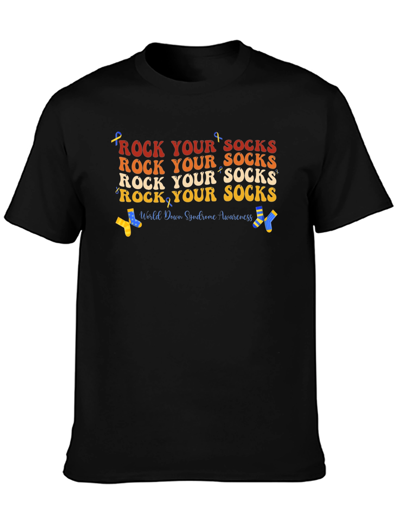 Rock Your Socks T-Shirt - Down Syndrome Awareness