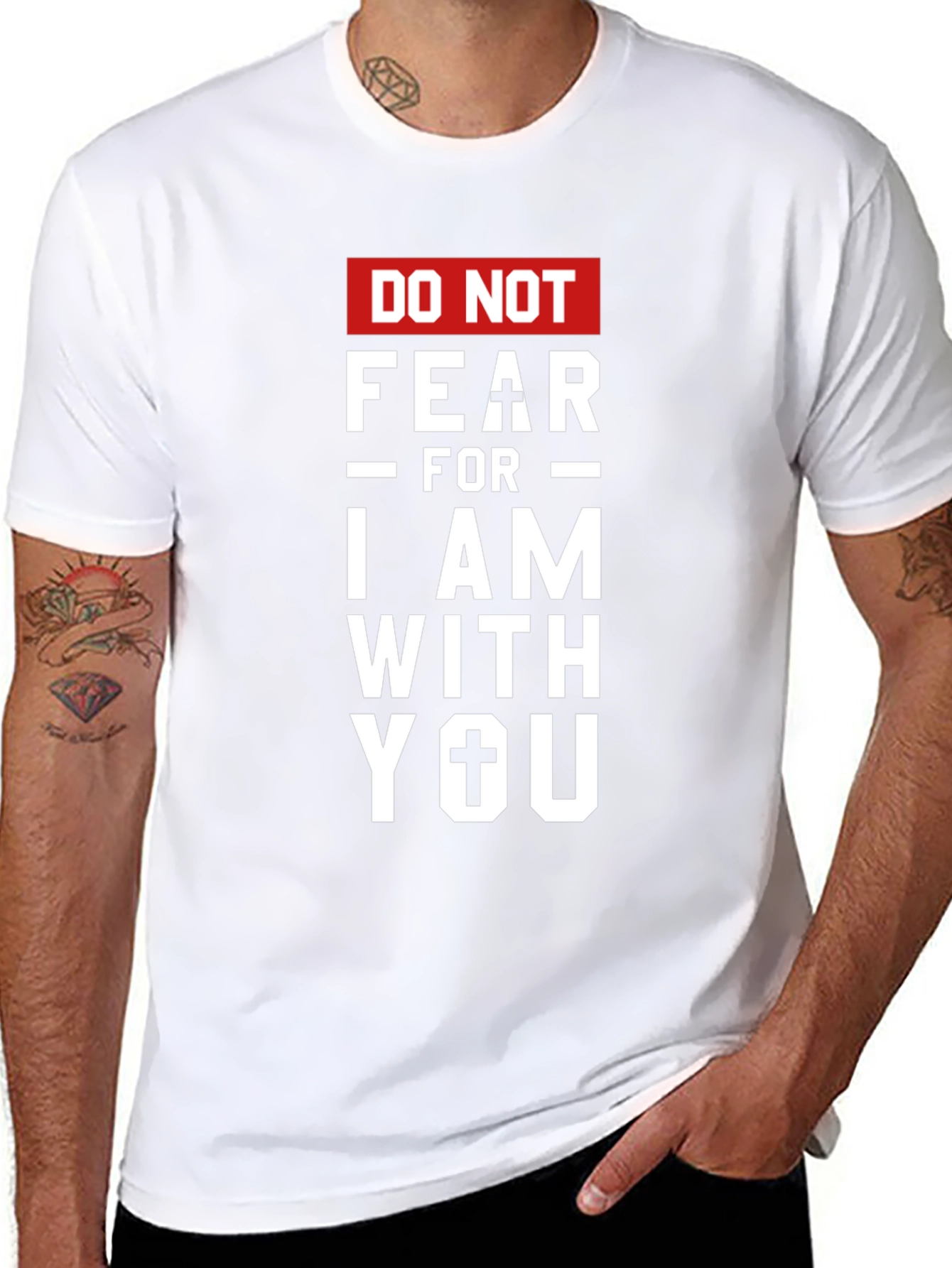Do Not Fear Graphic Print T-Shirt