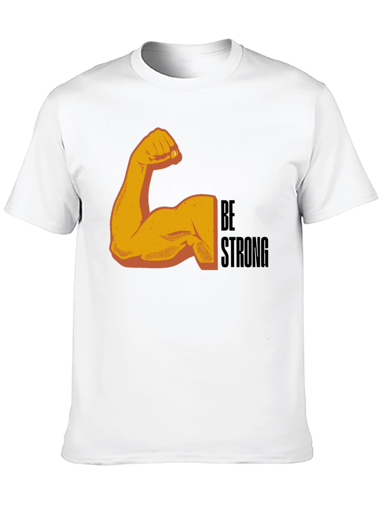 Be Strong Arm Graphic Tee - Black
