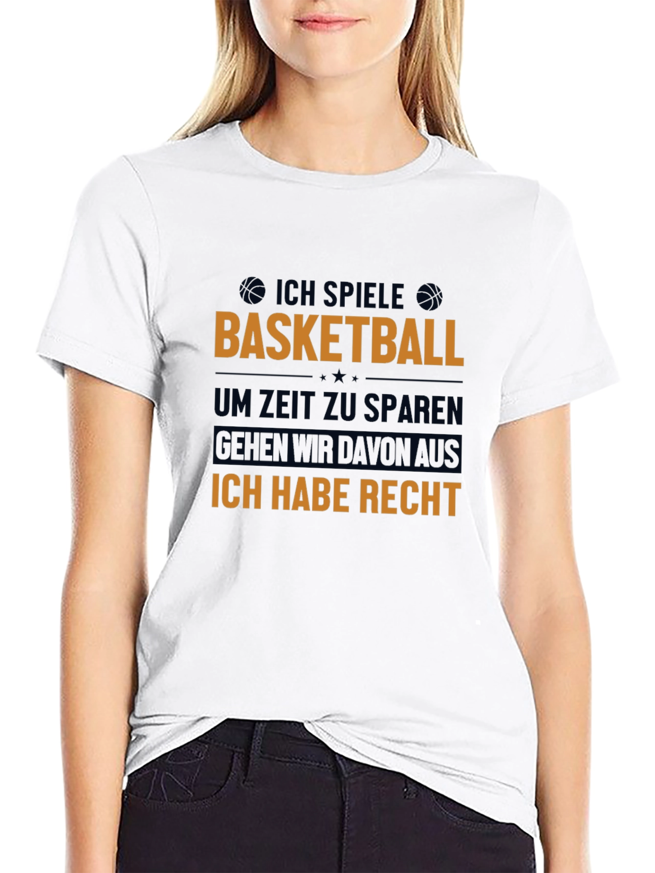 Basketball Player T-Shirt - Ich Habe Recht