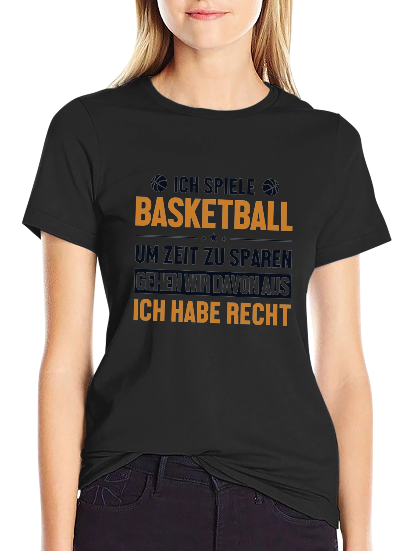 Basketball Player T-Shirt - Ich Habe Recht