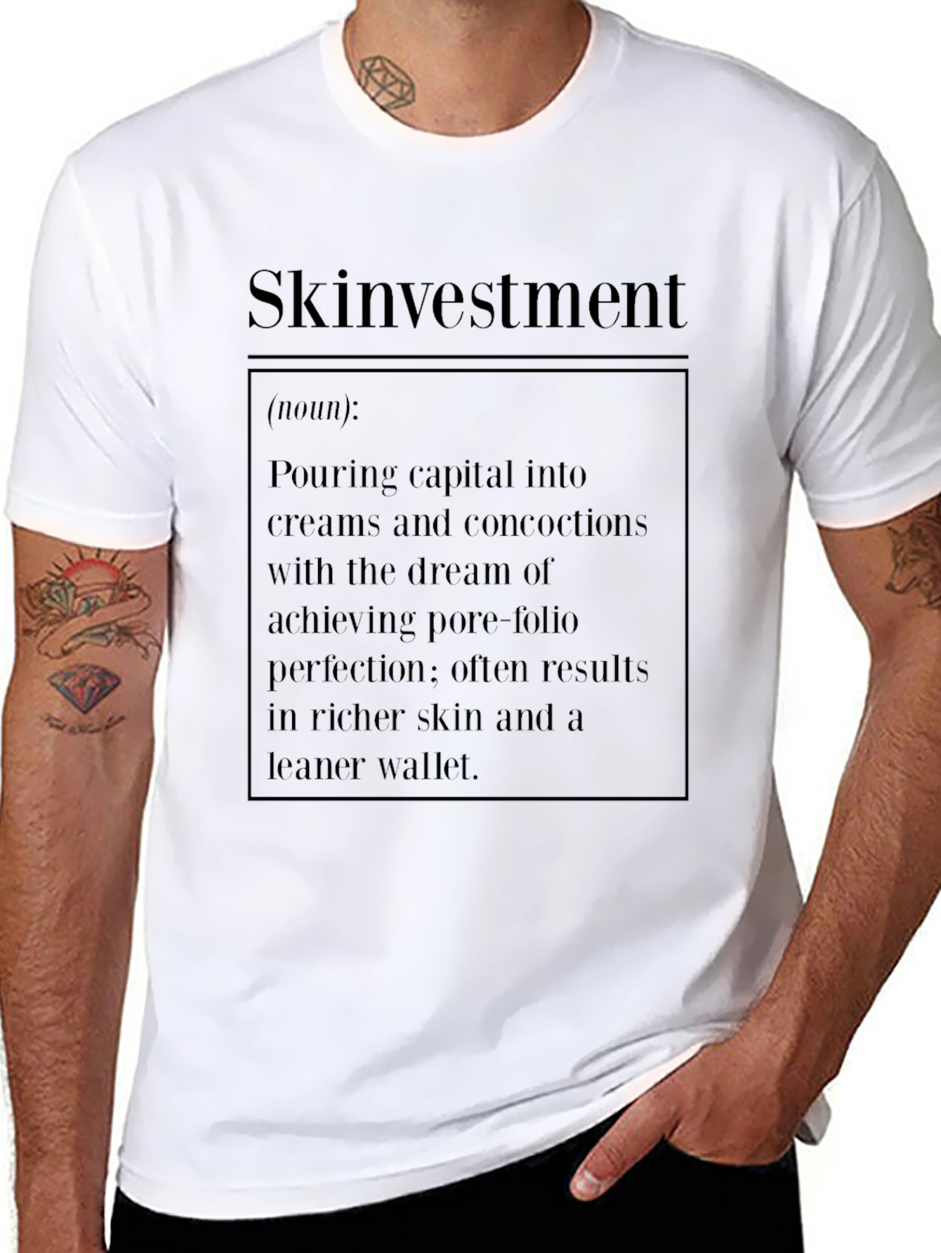Skinvestment Definition Graphic T-Shirt