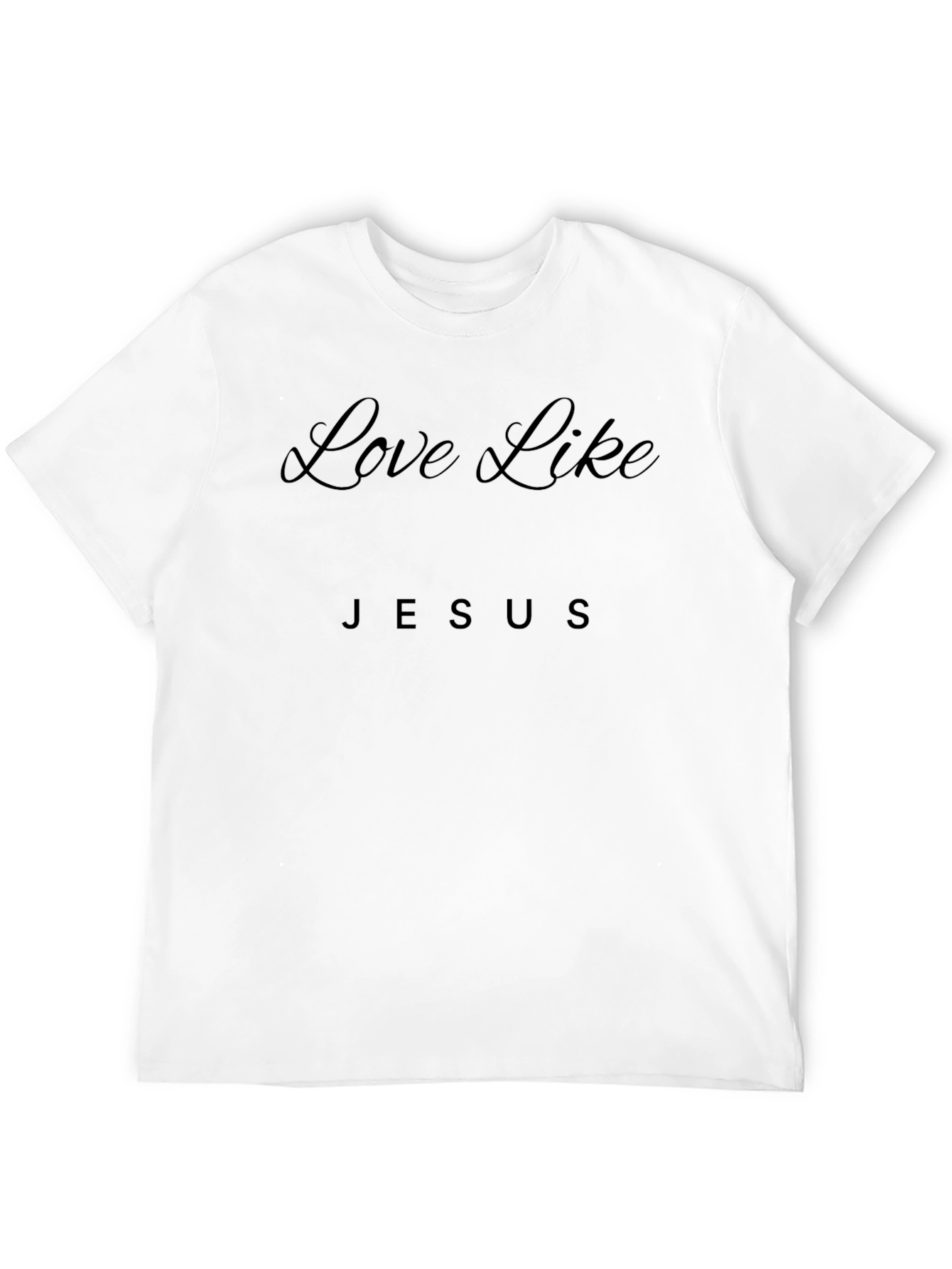 Love Like Jesus Graphic Tee - Black T-Shirt