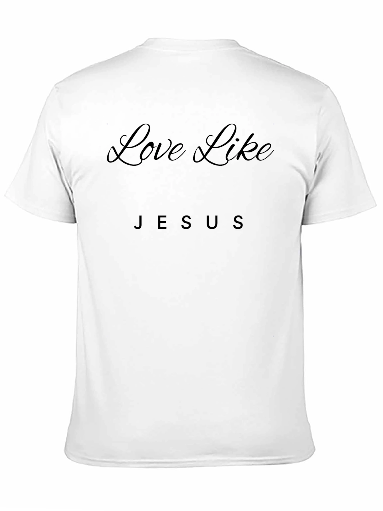 Love Like Jesus Graphic Tee - Black T-Shirt