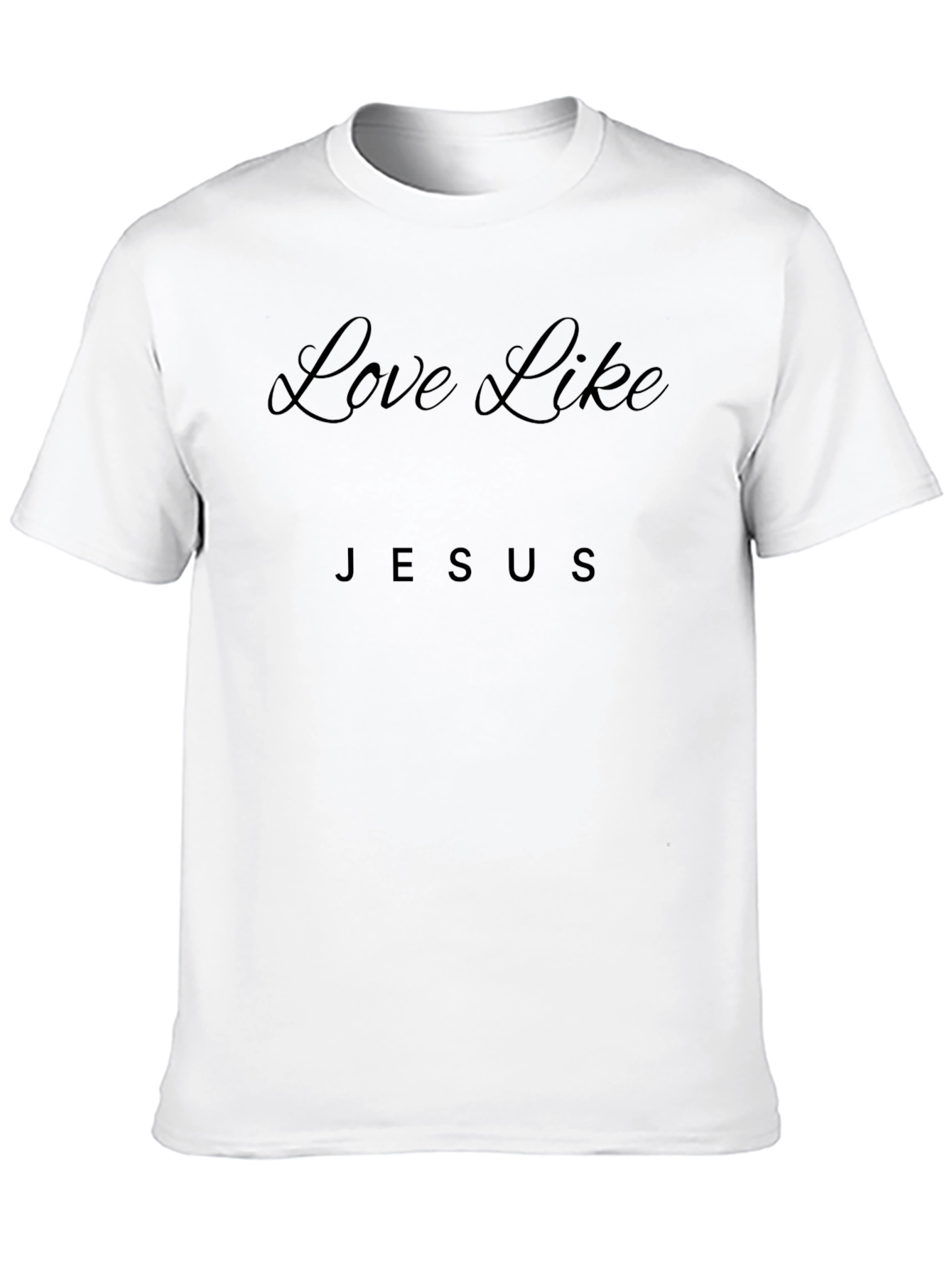 Love Like Jesus Graphic Tee - Black T-Shirt