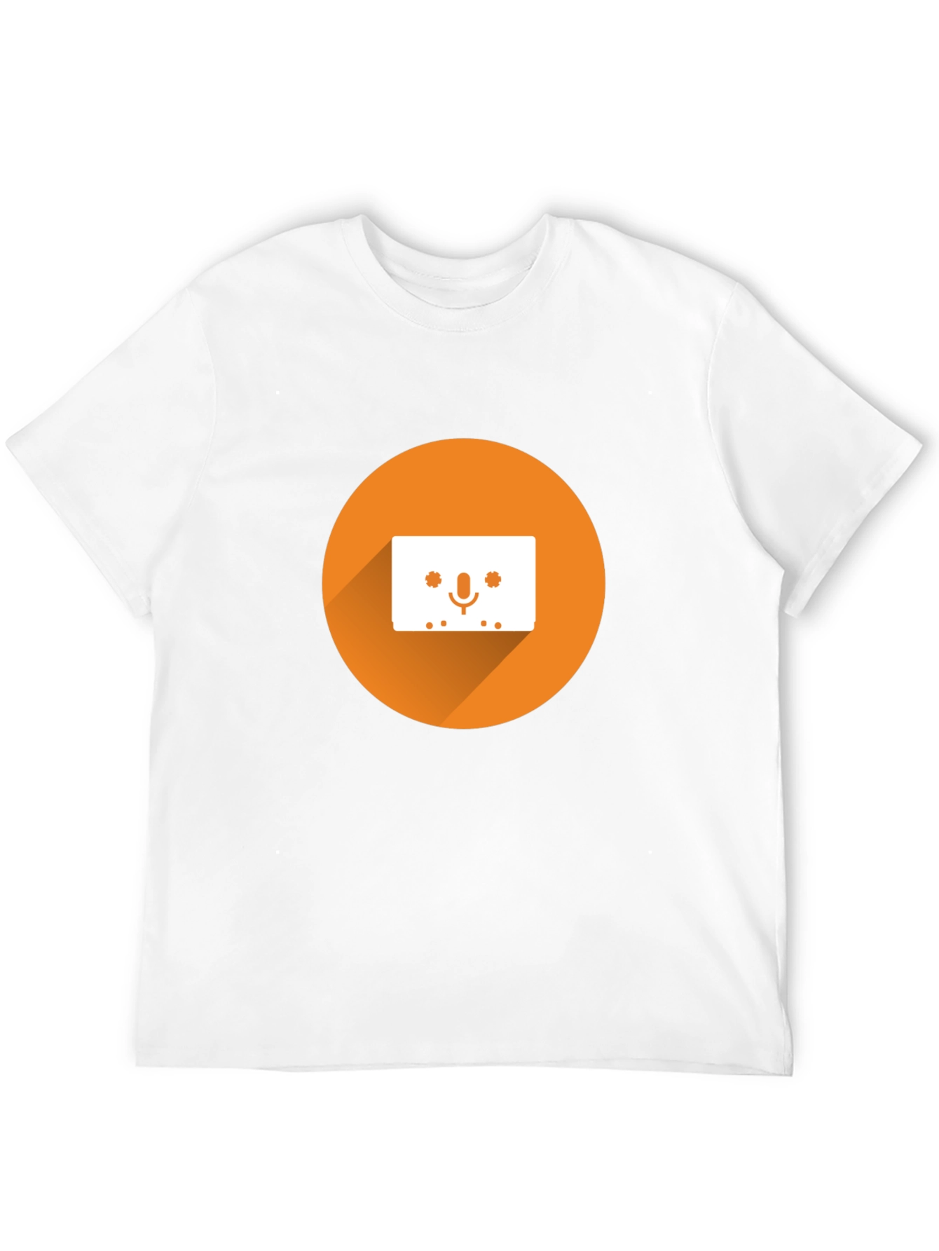 Retro Cassette Tape Graphic Tee - Black