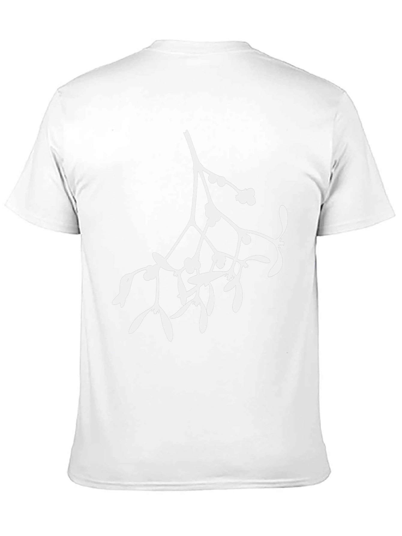 Mistletoe Graphic Tee - Black Cotton Blend