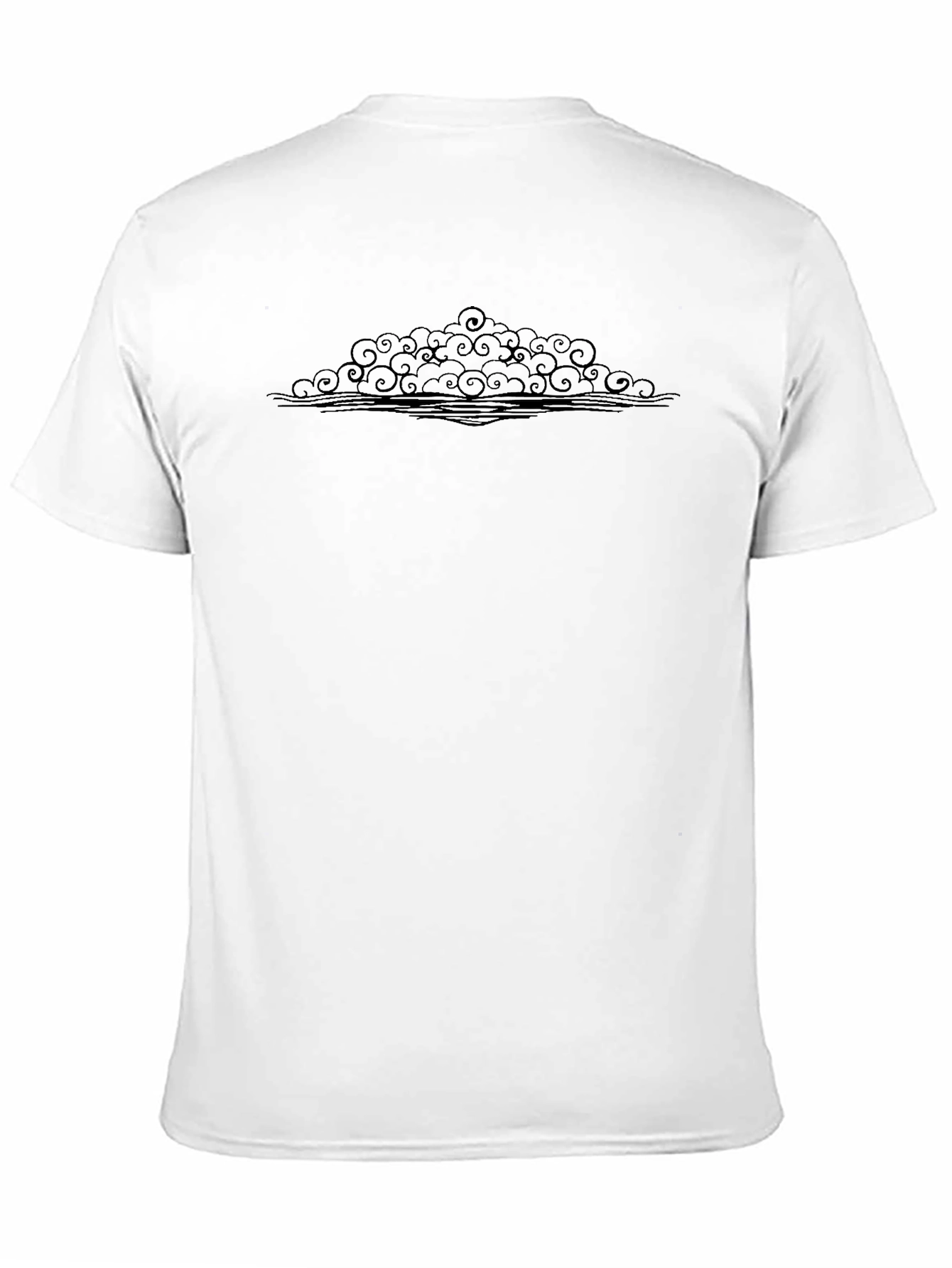 Black Graphic Tee - Cloudscape Design