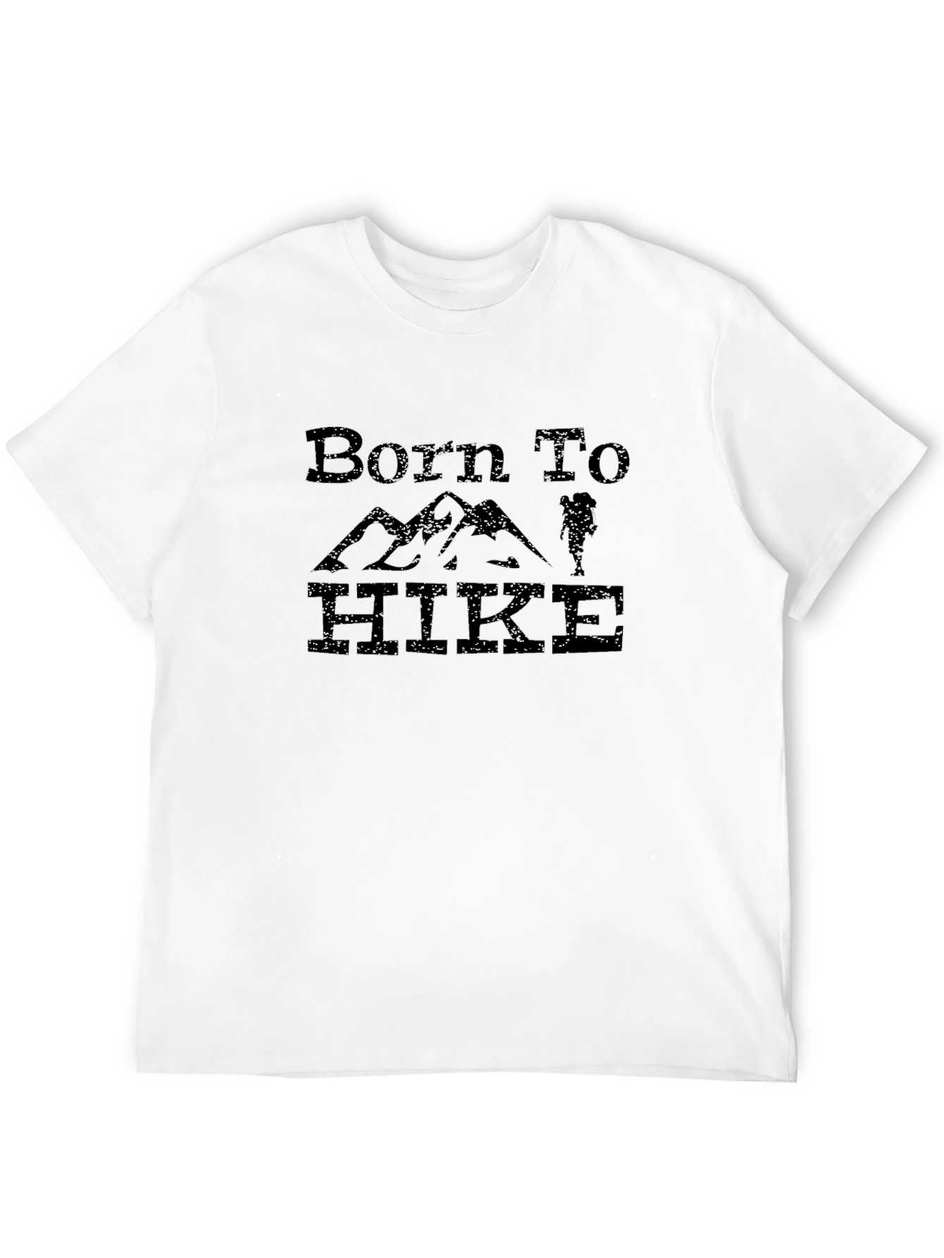 Born To Hike Black Graphic Tee
